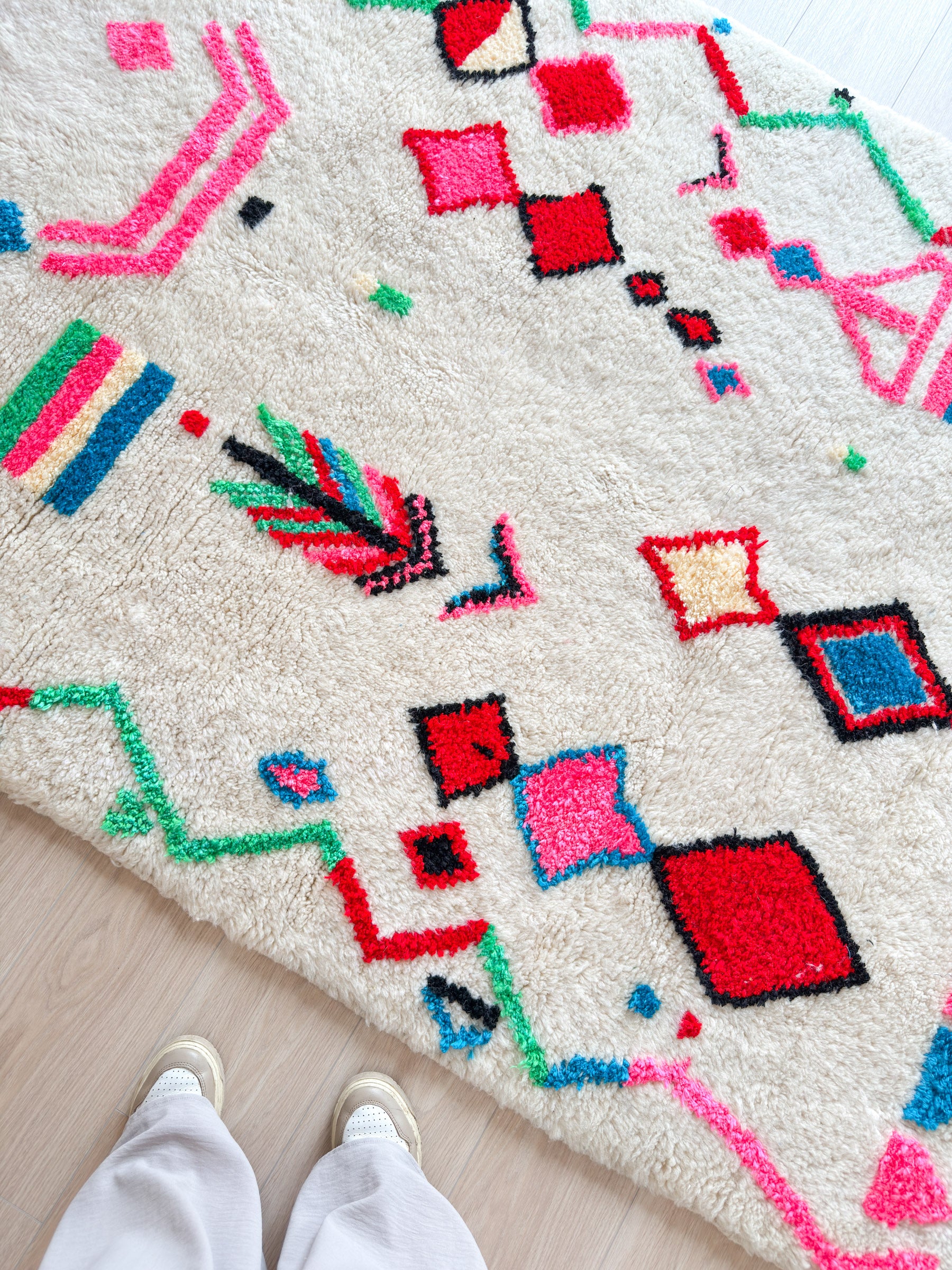 Colorful Berber rug 152 x 213 cm - n°1994