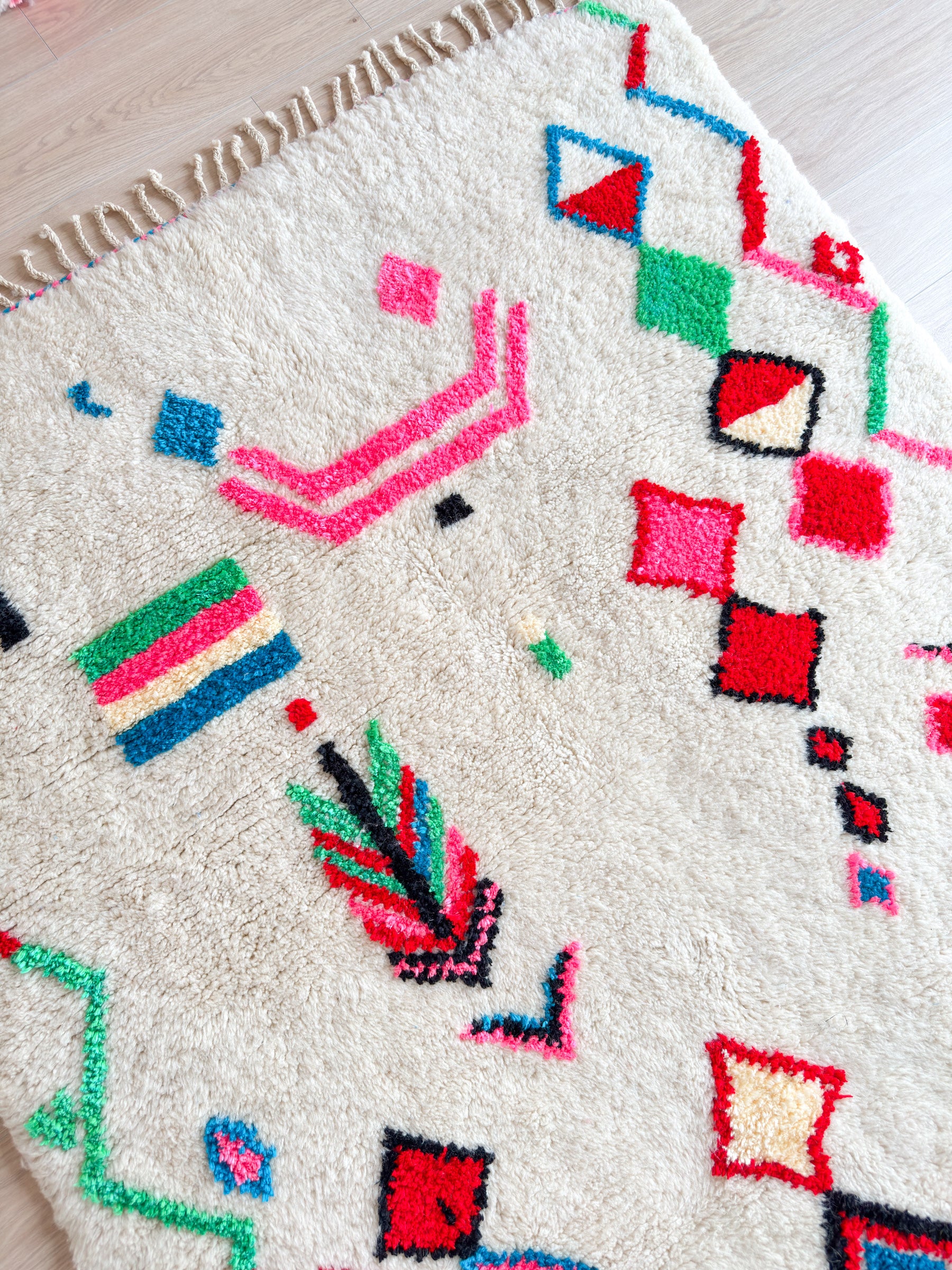 Colorful Berber rug 152 x 213 cm - n°1994