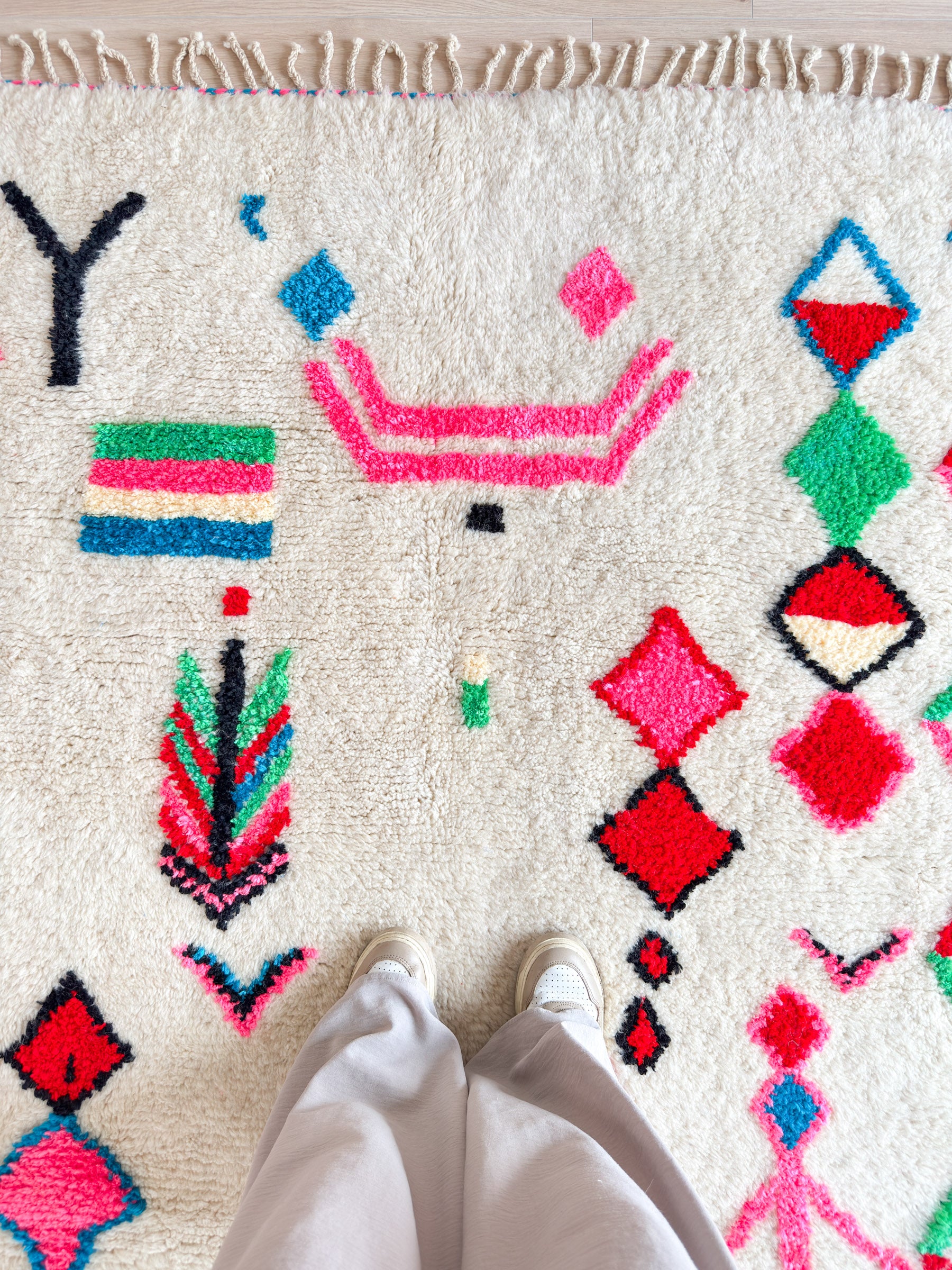 Colorful Berber rug 152 x 213 cm - n°1994