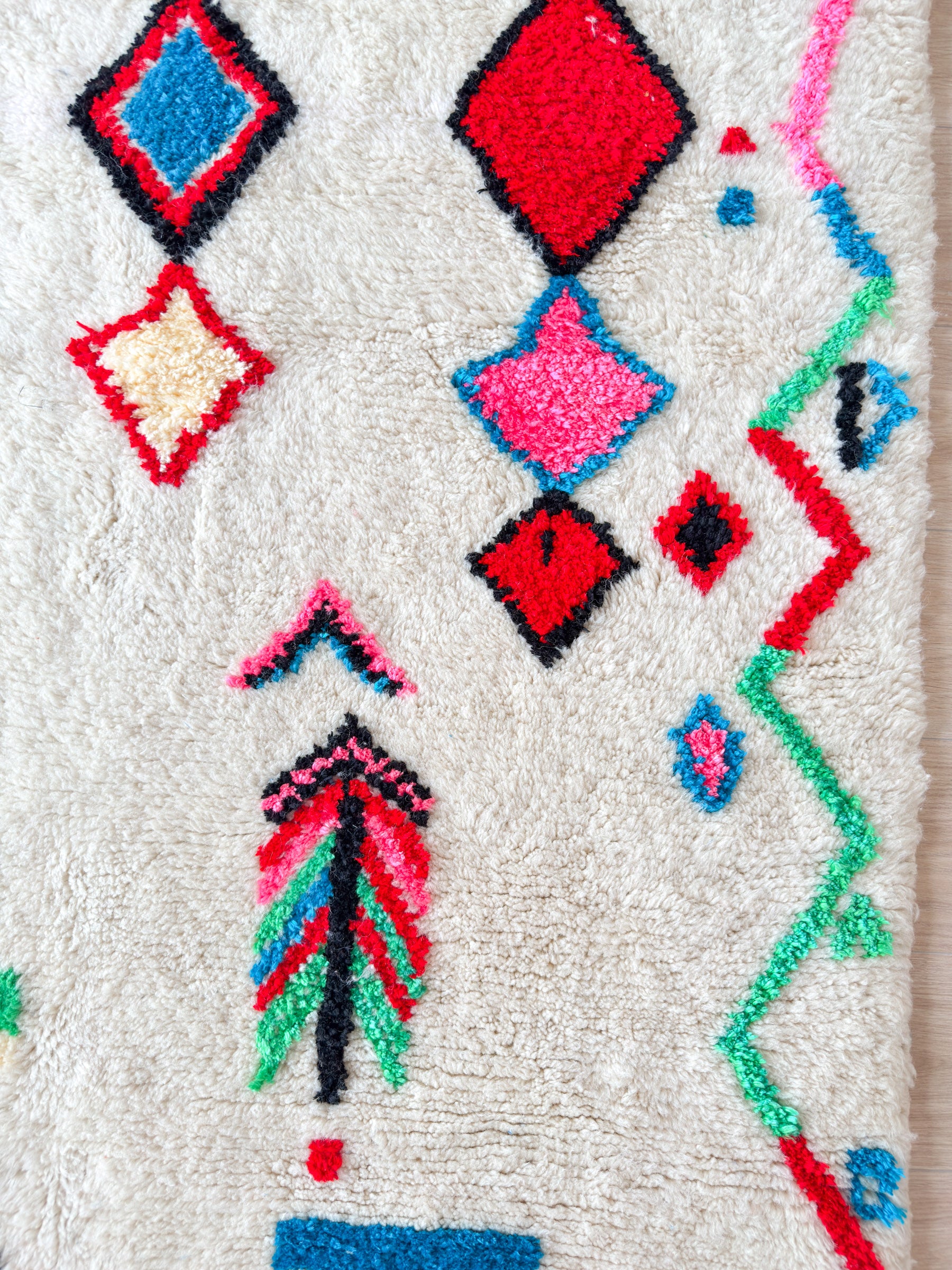 Colorful Berber rug 152 x 213 cm - n°1994