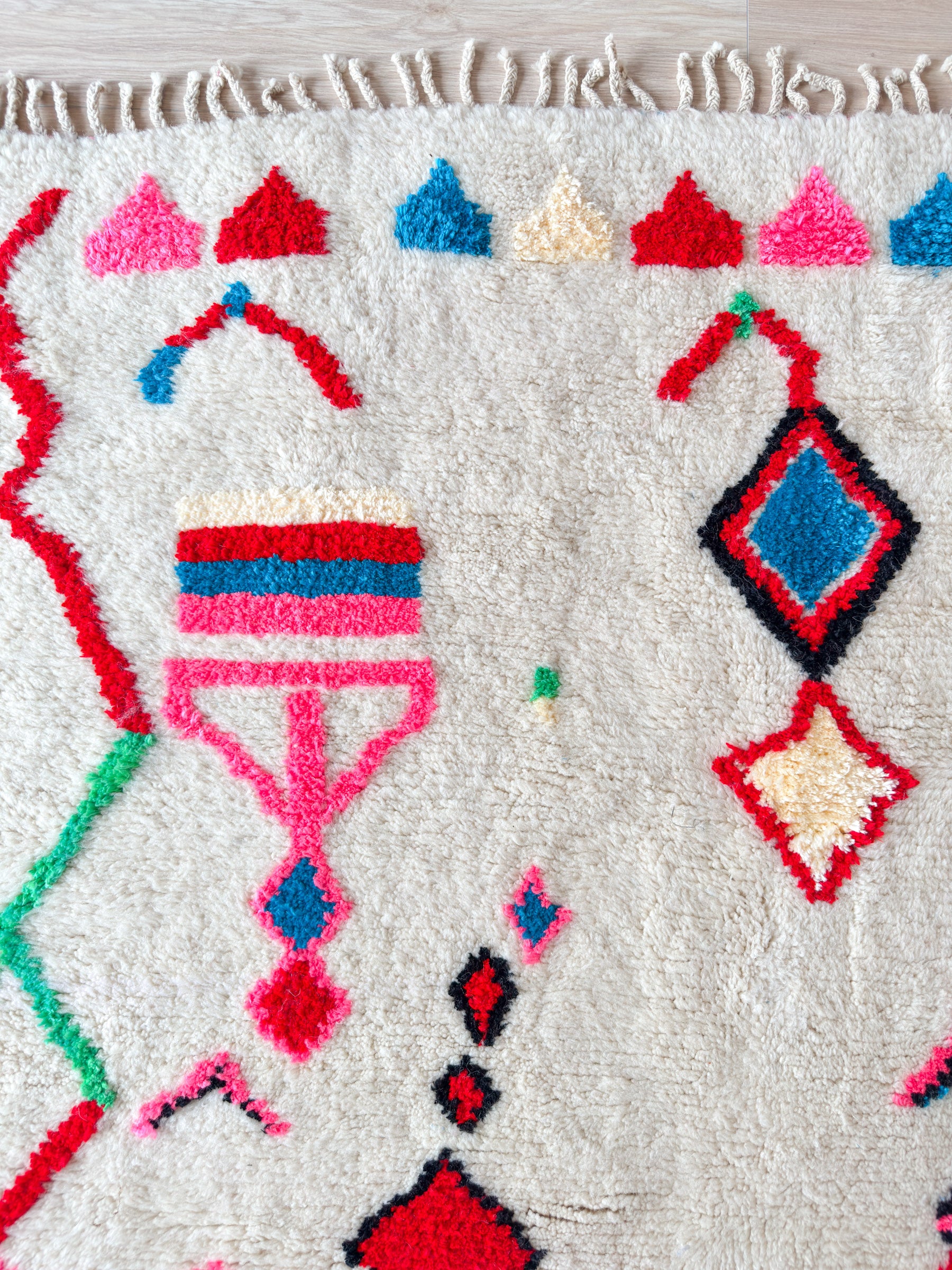 Colorful Berber rug 152 x 213 cm - n°1994