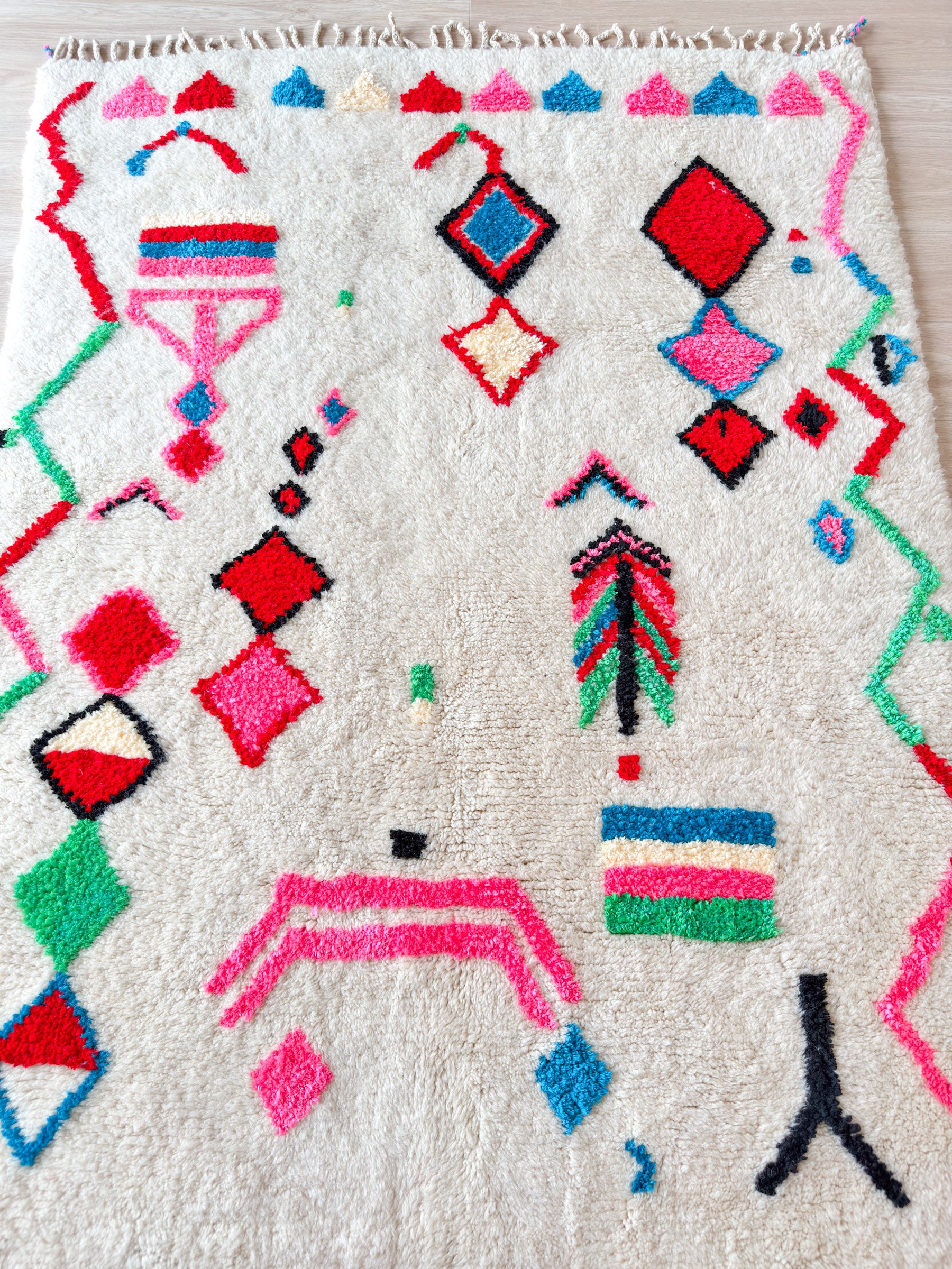 Colorful Berber rug 152 x 213 cm - n°1994