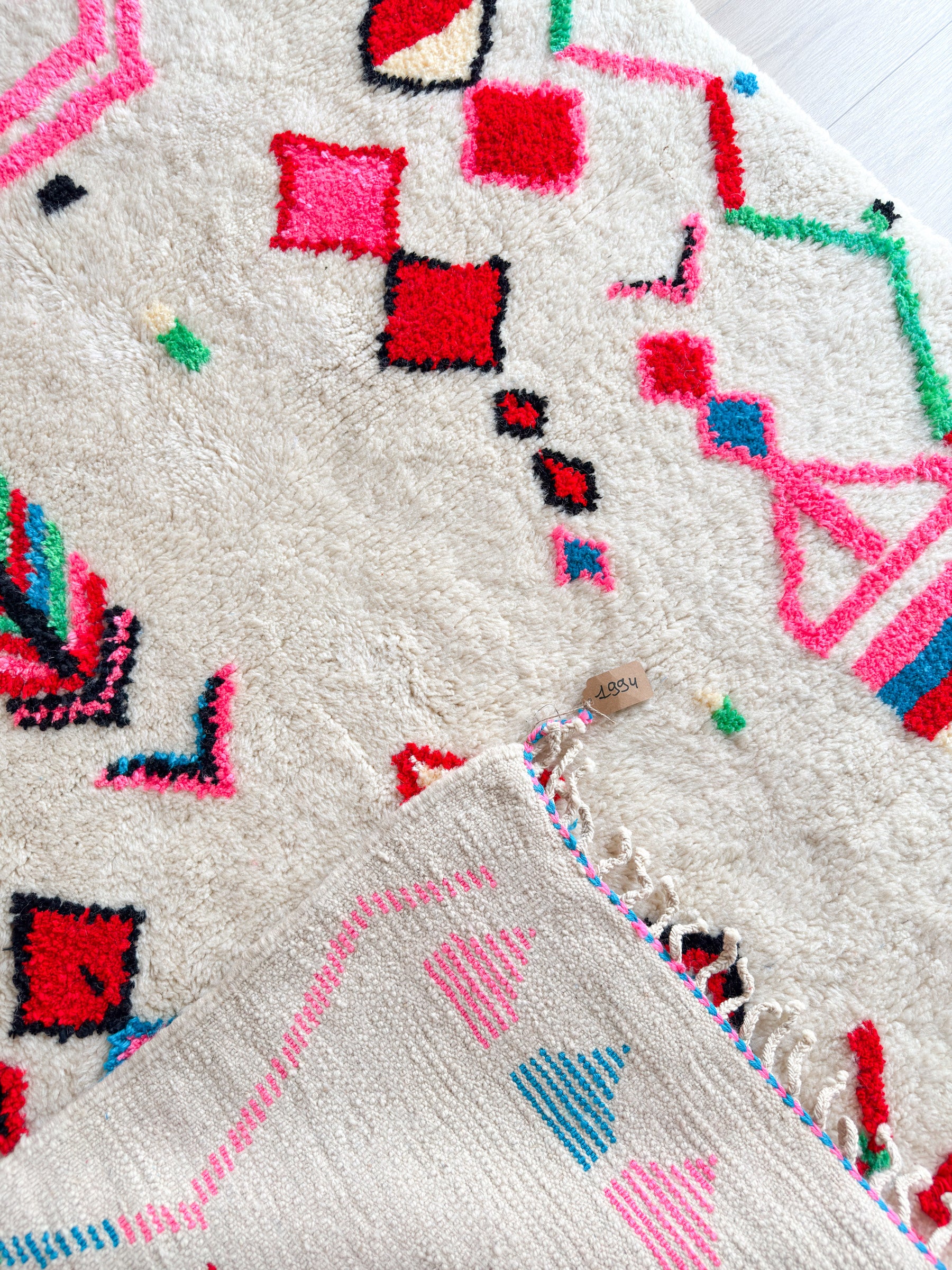 Colorful Berber rug 152 x 213 cm - n°1994