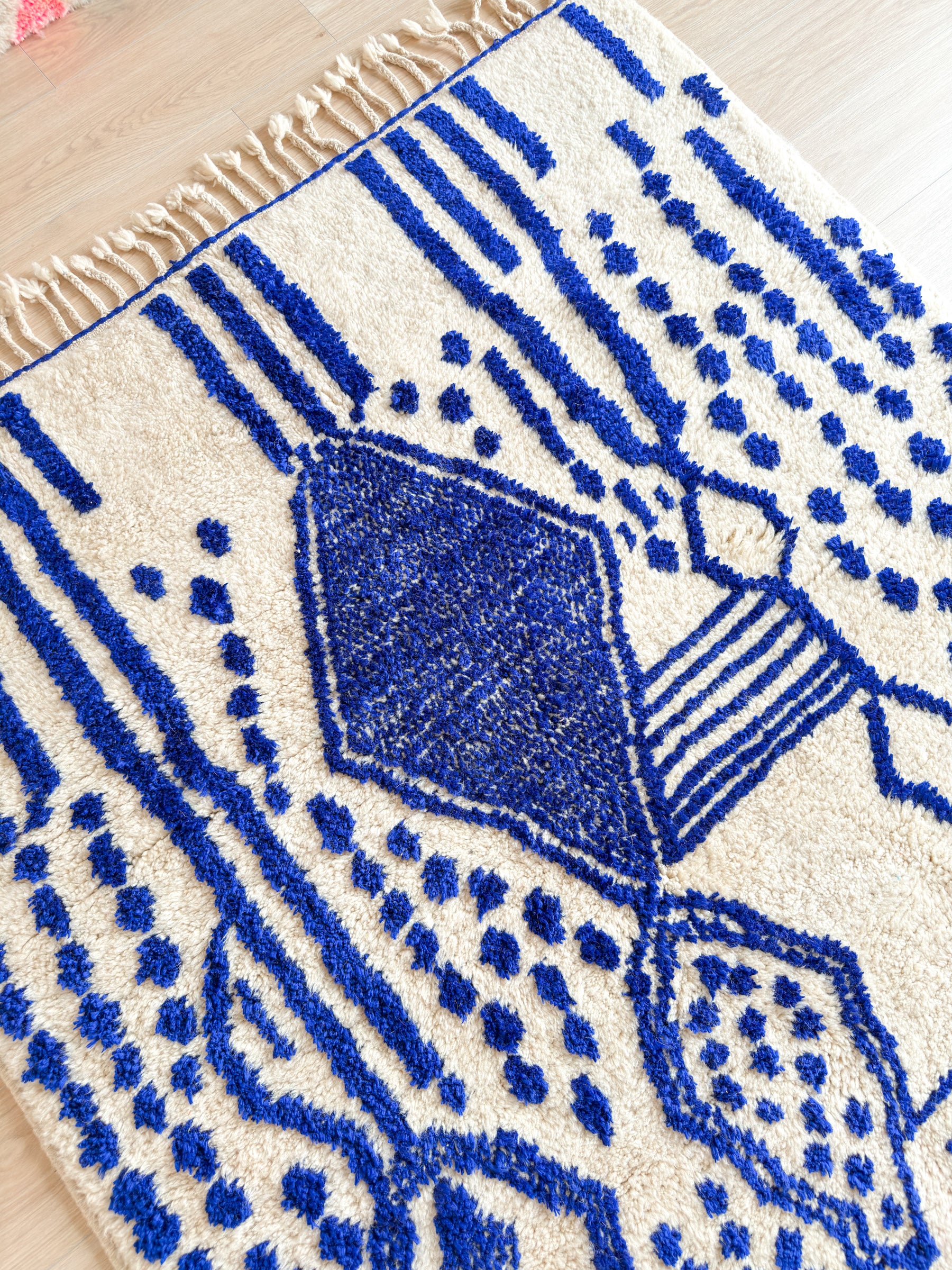 Colorful Berber rug 164 x 221 cm - n°1952
