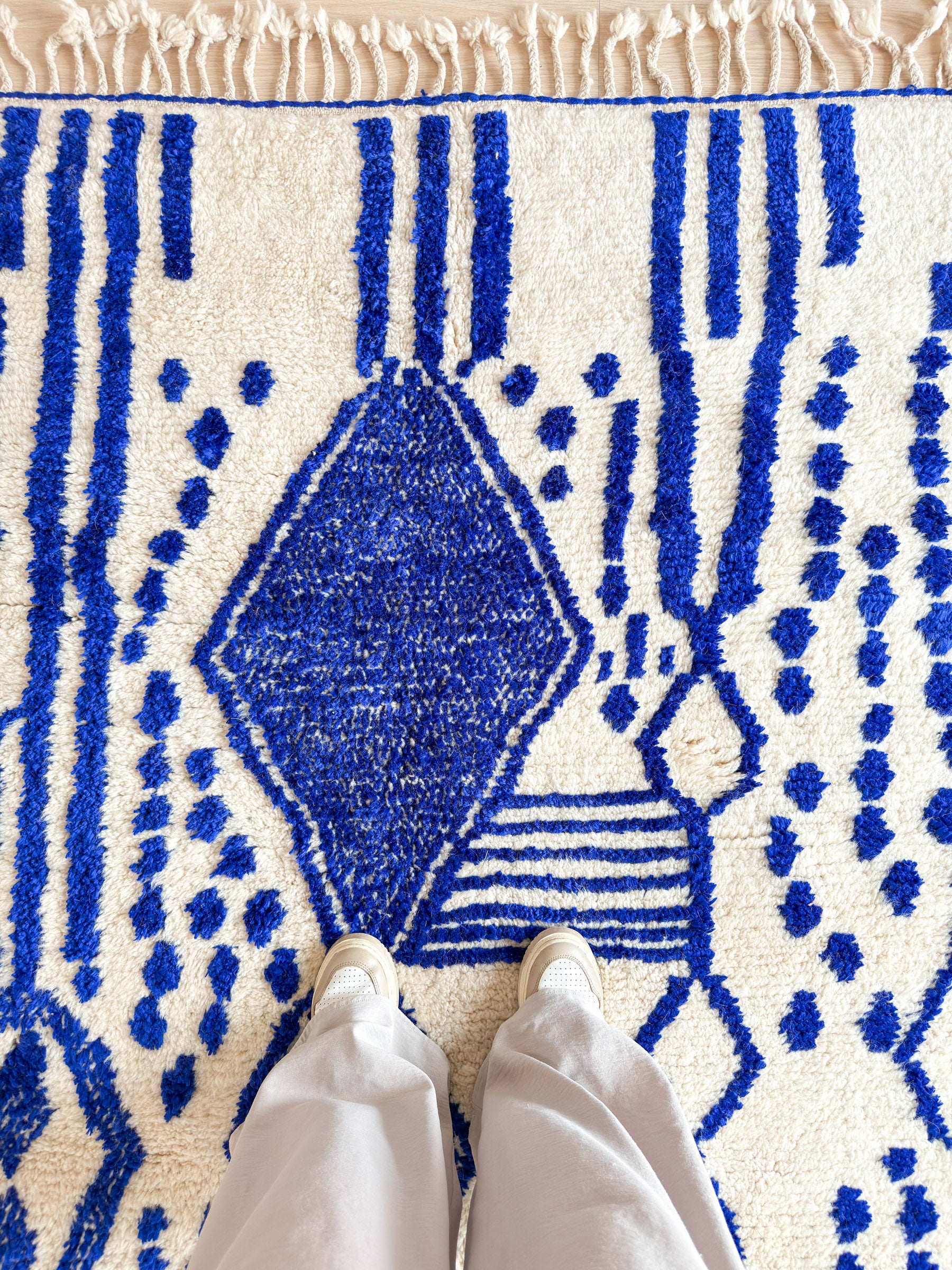 Colorful Berber rug 164 x 221 cm - n°1952