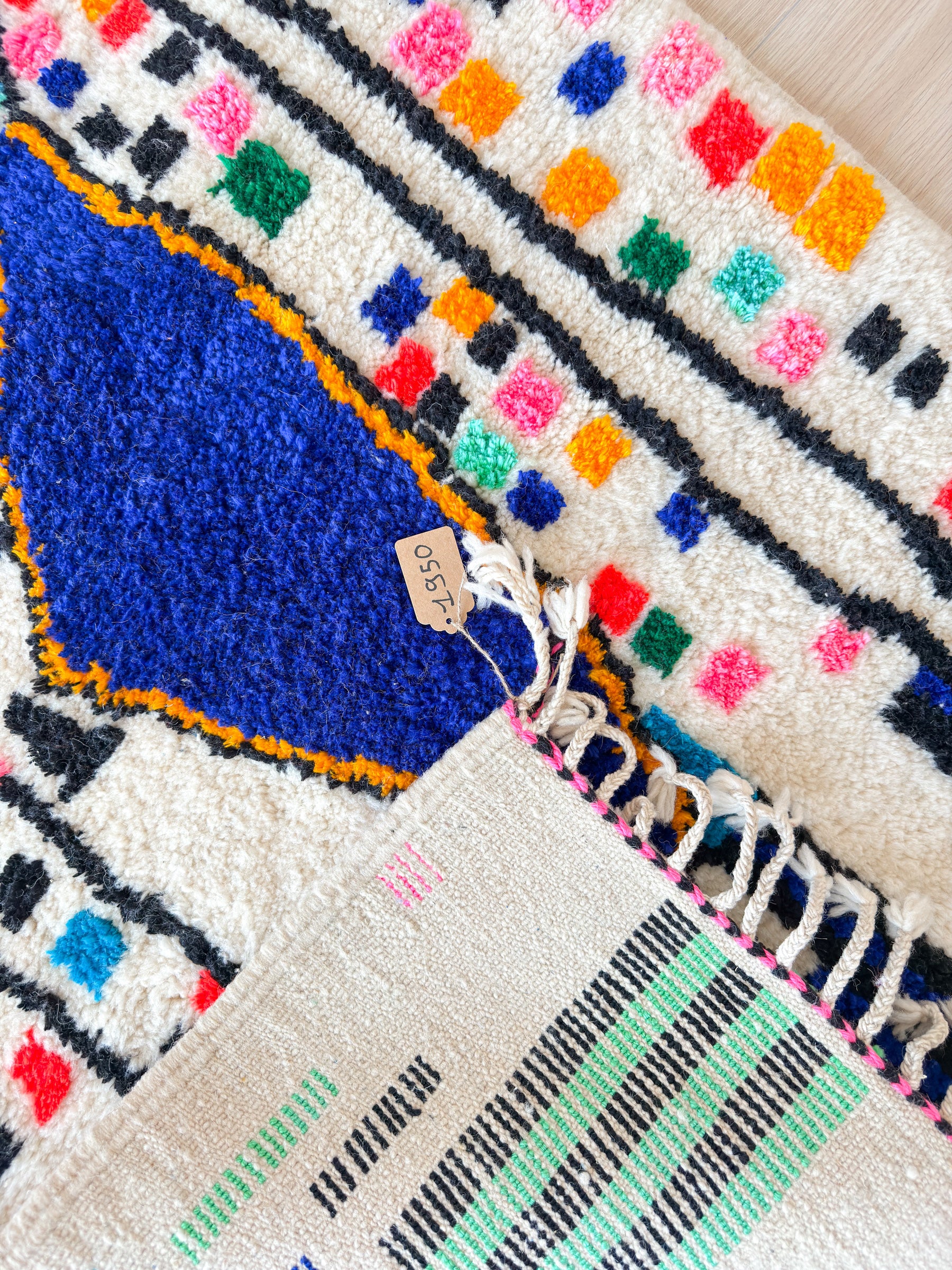 Colorful Berber rug 100 x 178 cm - n°1950