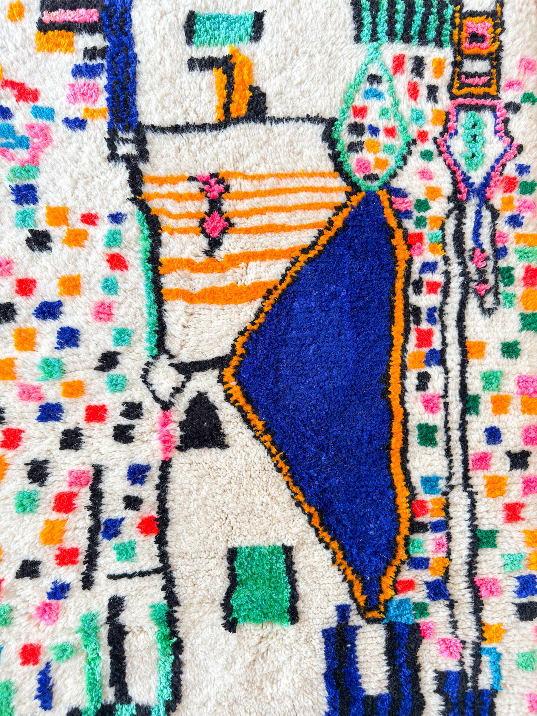 Colorful Berber rug 84 x 144 cm - n°2067