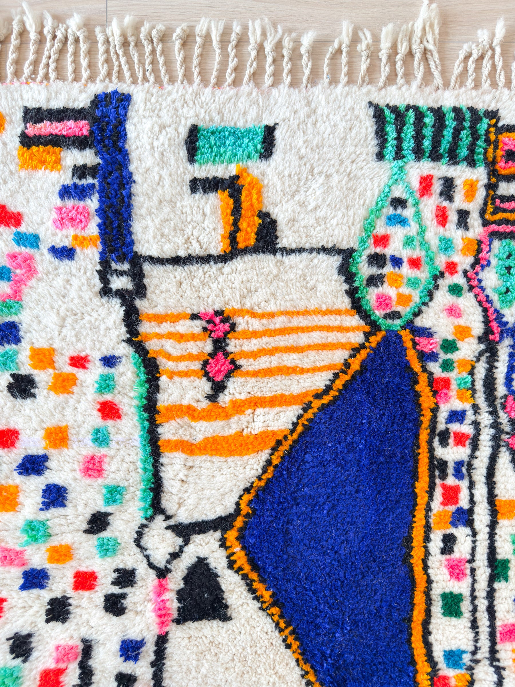 Colorful Berber rug 84 x 144 cm - n°2067