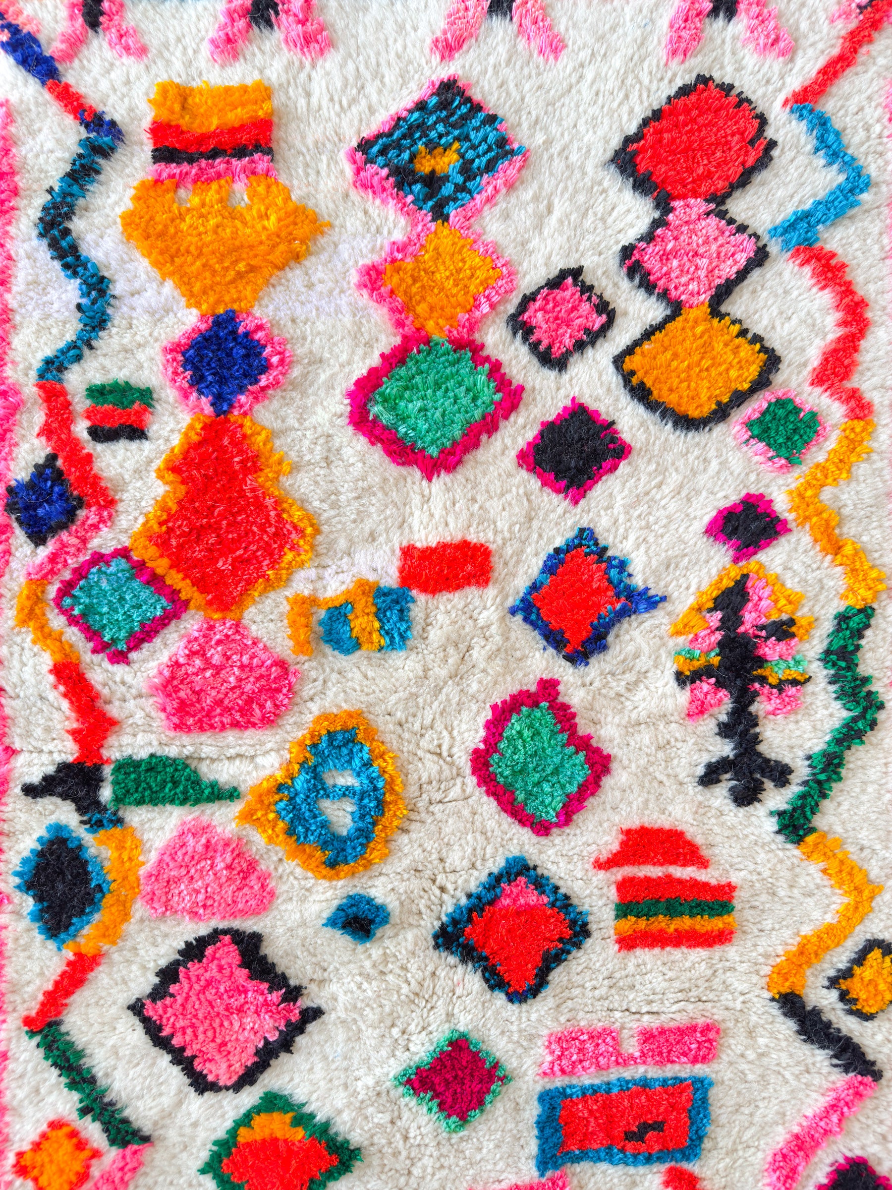 Colorful Berber rug 81 x 147 cm - n°2069