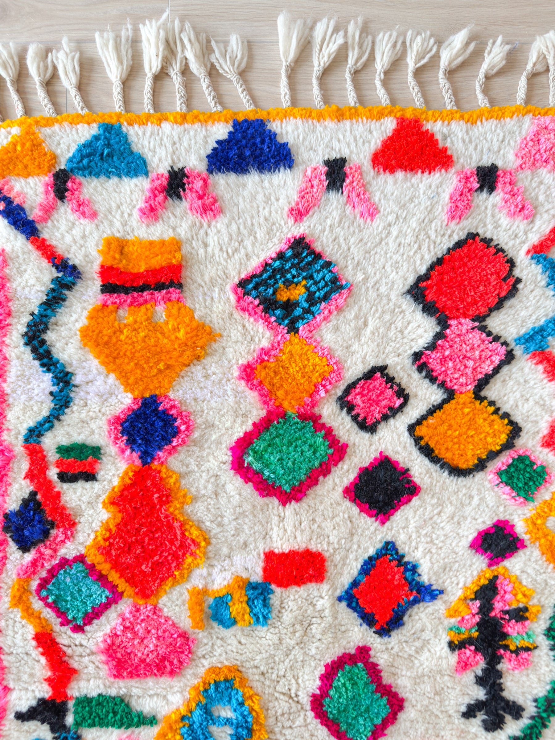 Colorful Berber rug 81 x 147 cm - n°2069