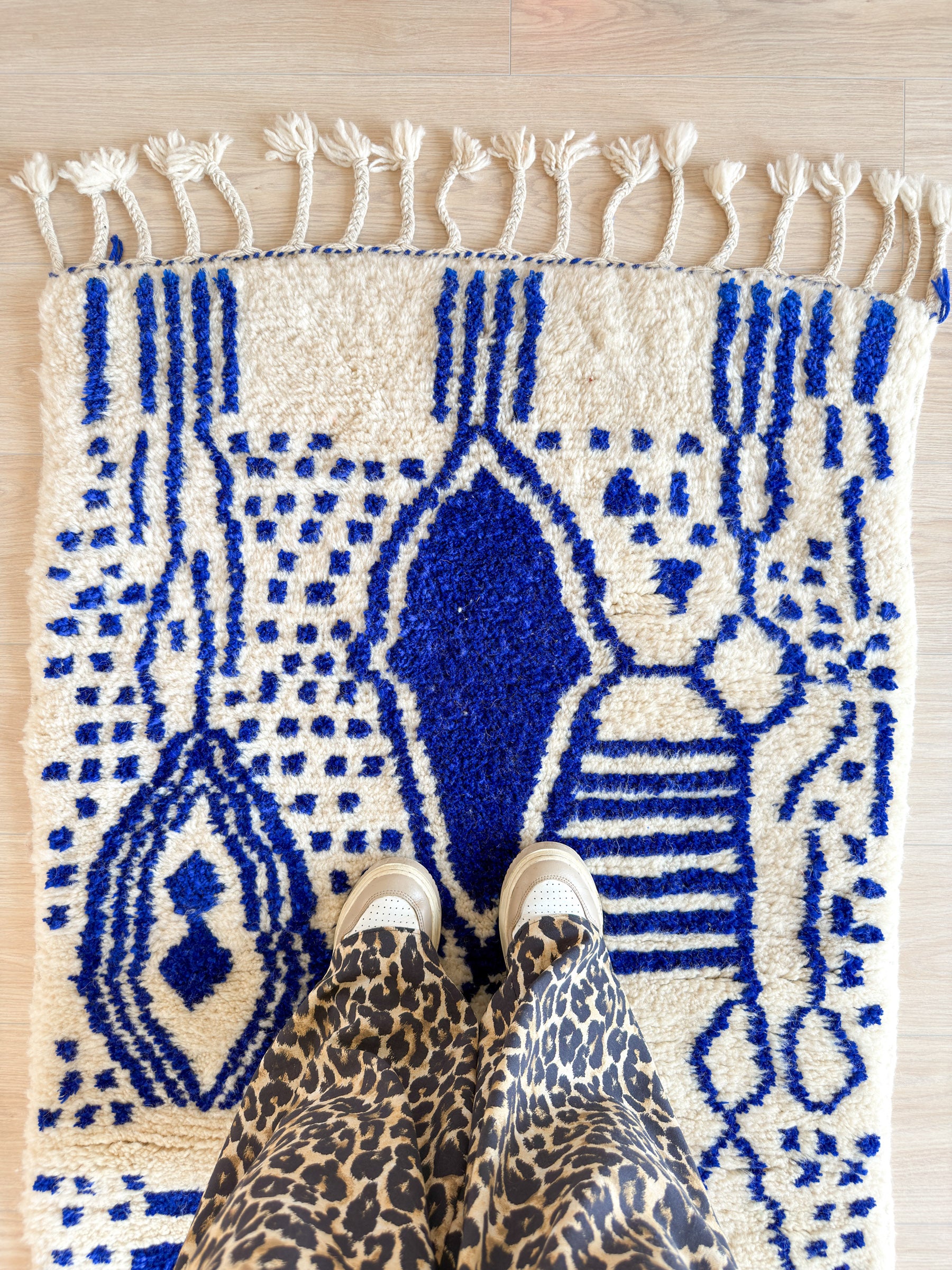 Colorful Berber rug 86 x 157 cm - n°2057