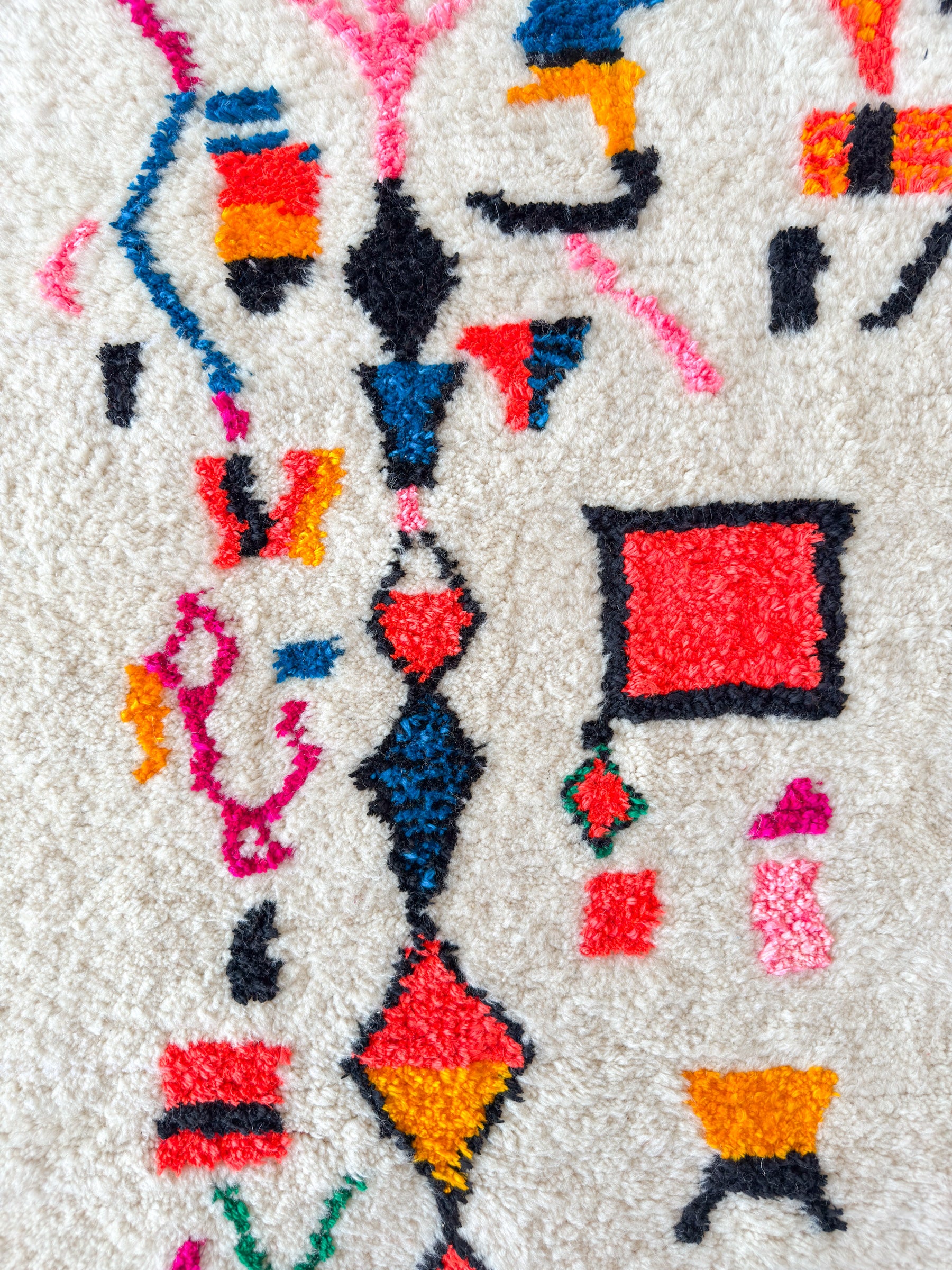 Tapis de couloir berbère coloré 87 x 253 cm - n°1942