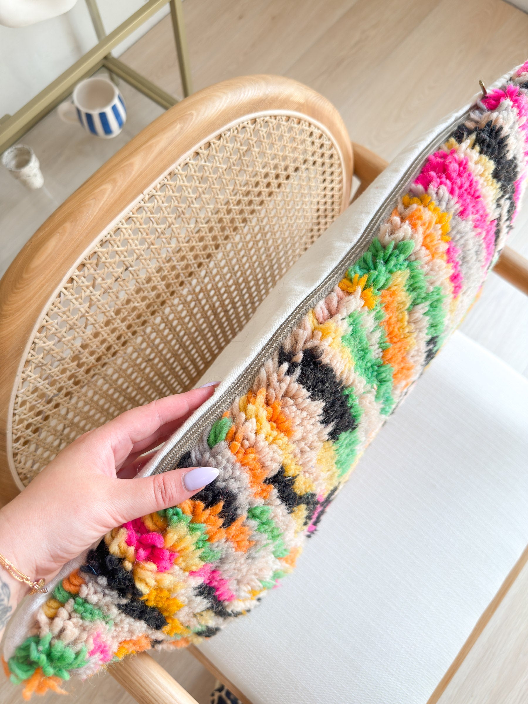 Coussin berbère coloré n°4