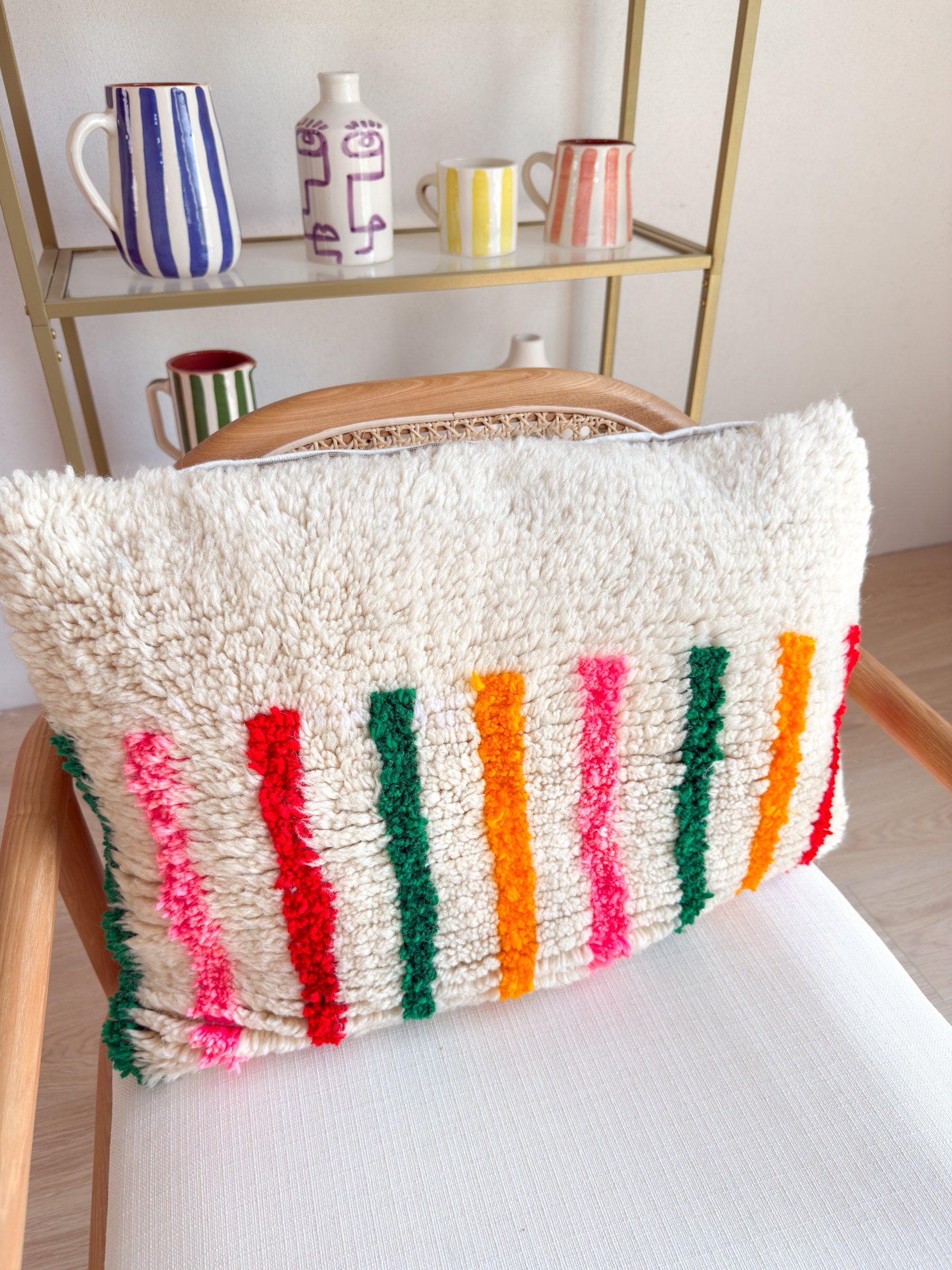 Colorful Berber cushion no. 5