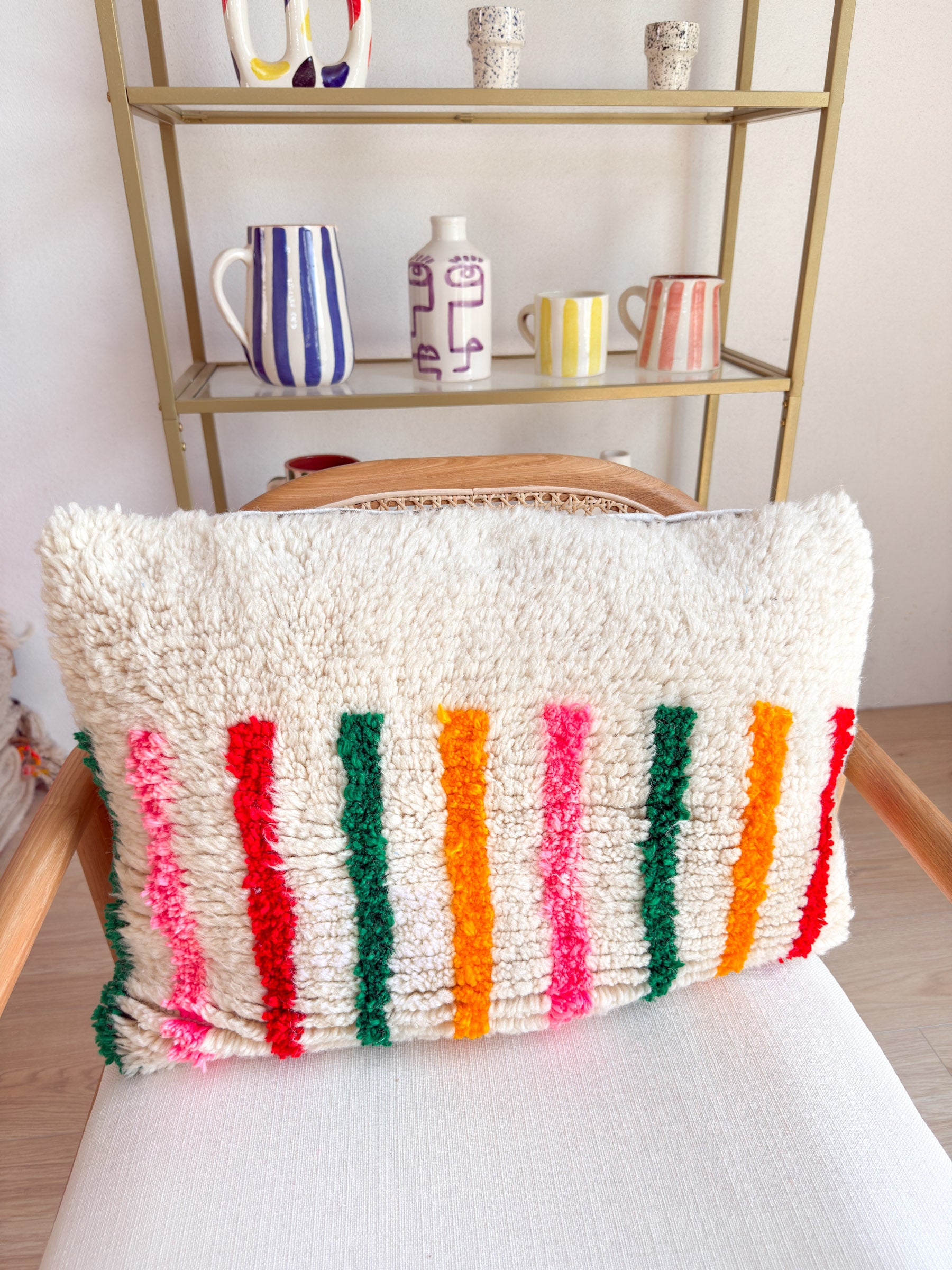 Colorful Berber cushion no. 5