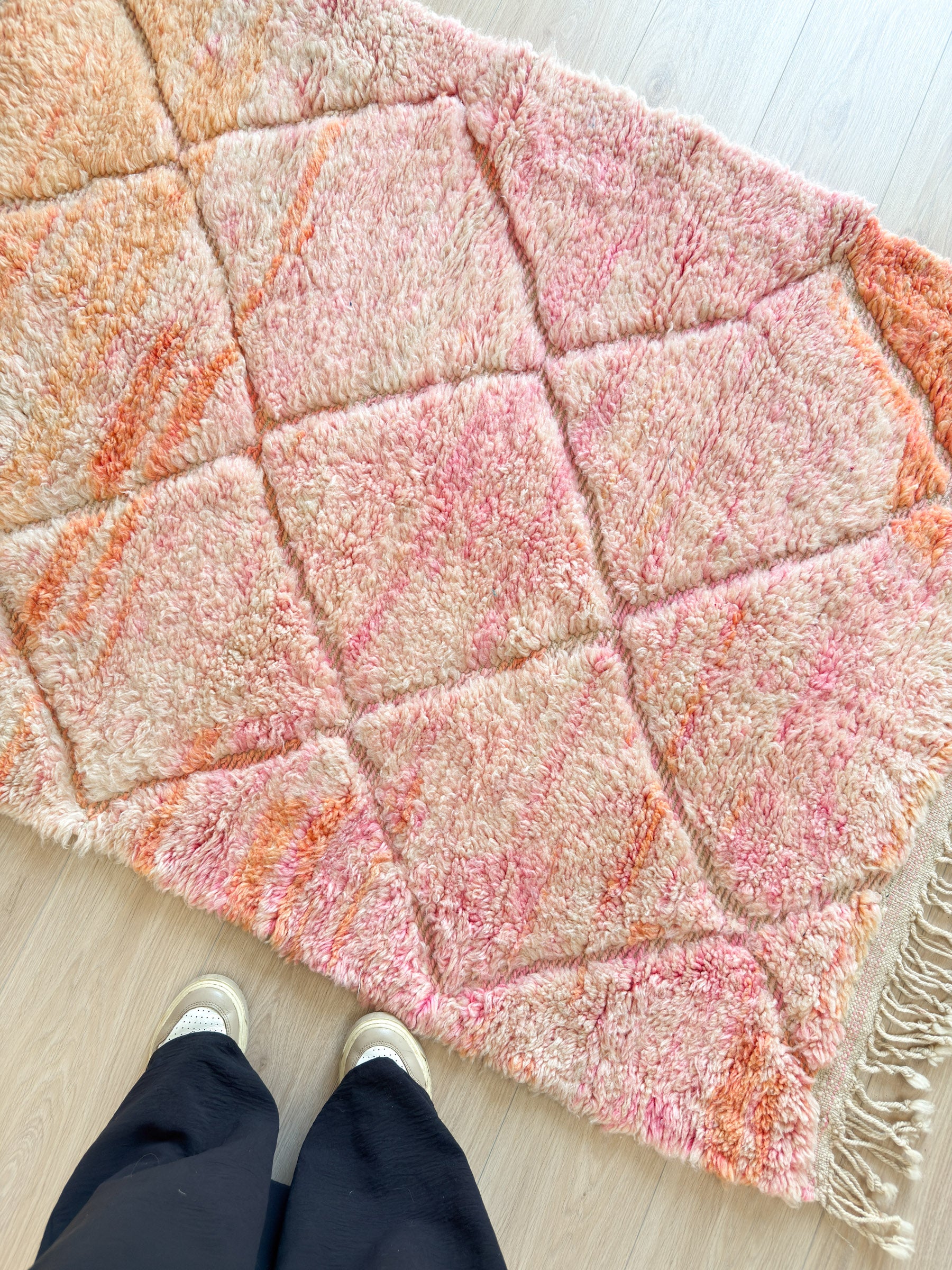 Colorful Berber rug 114 x 165 cm - no. 2086