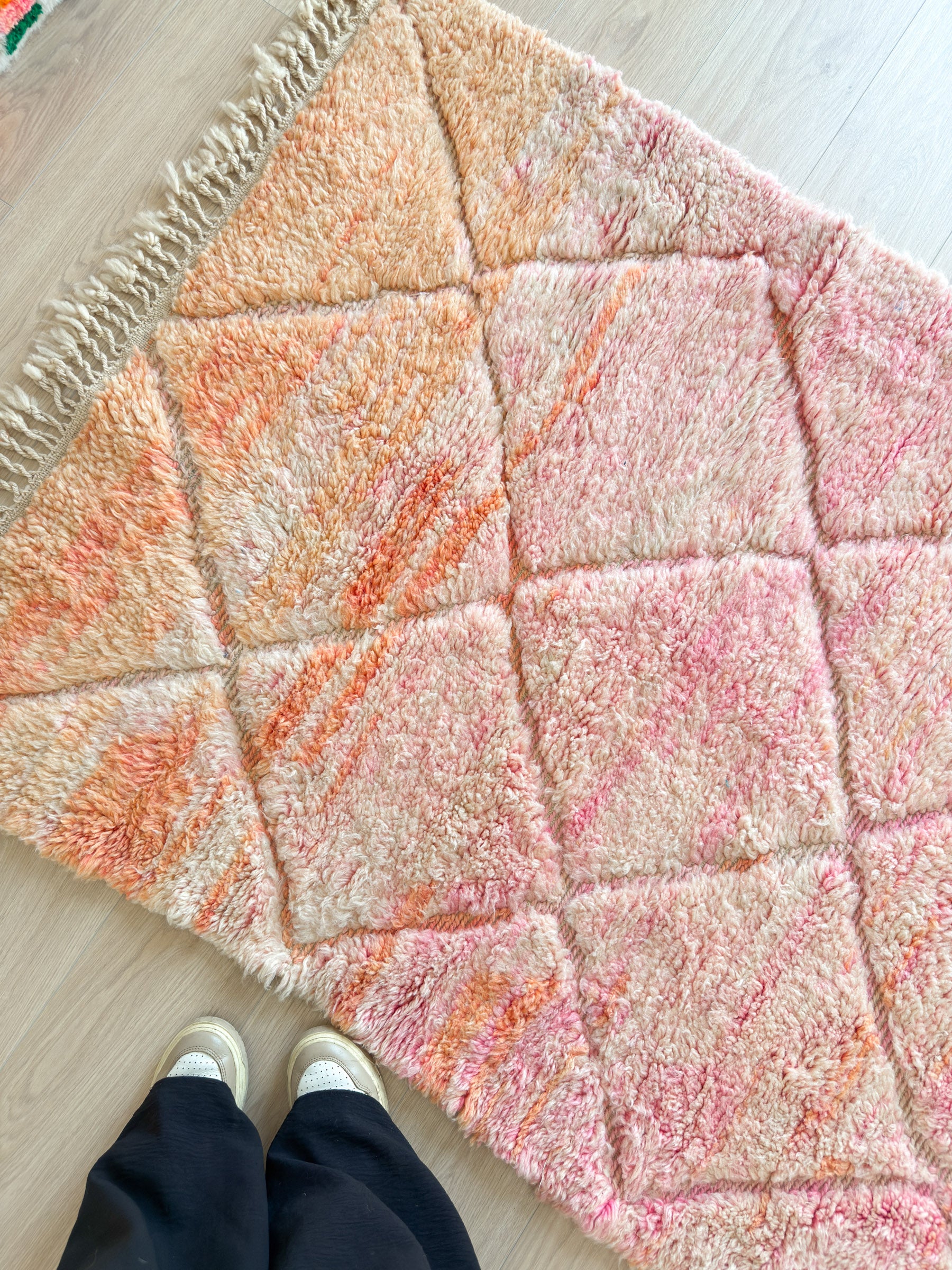 Colorful Berber rug 114 x 165 cm - no. 2086