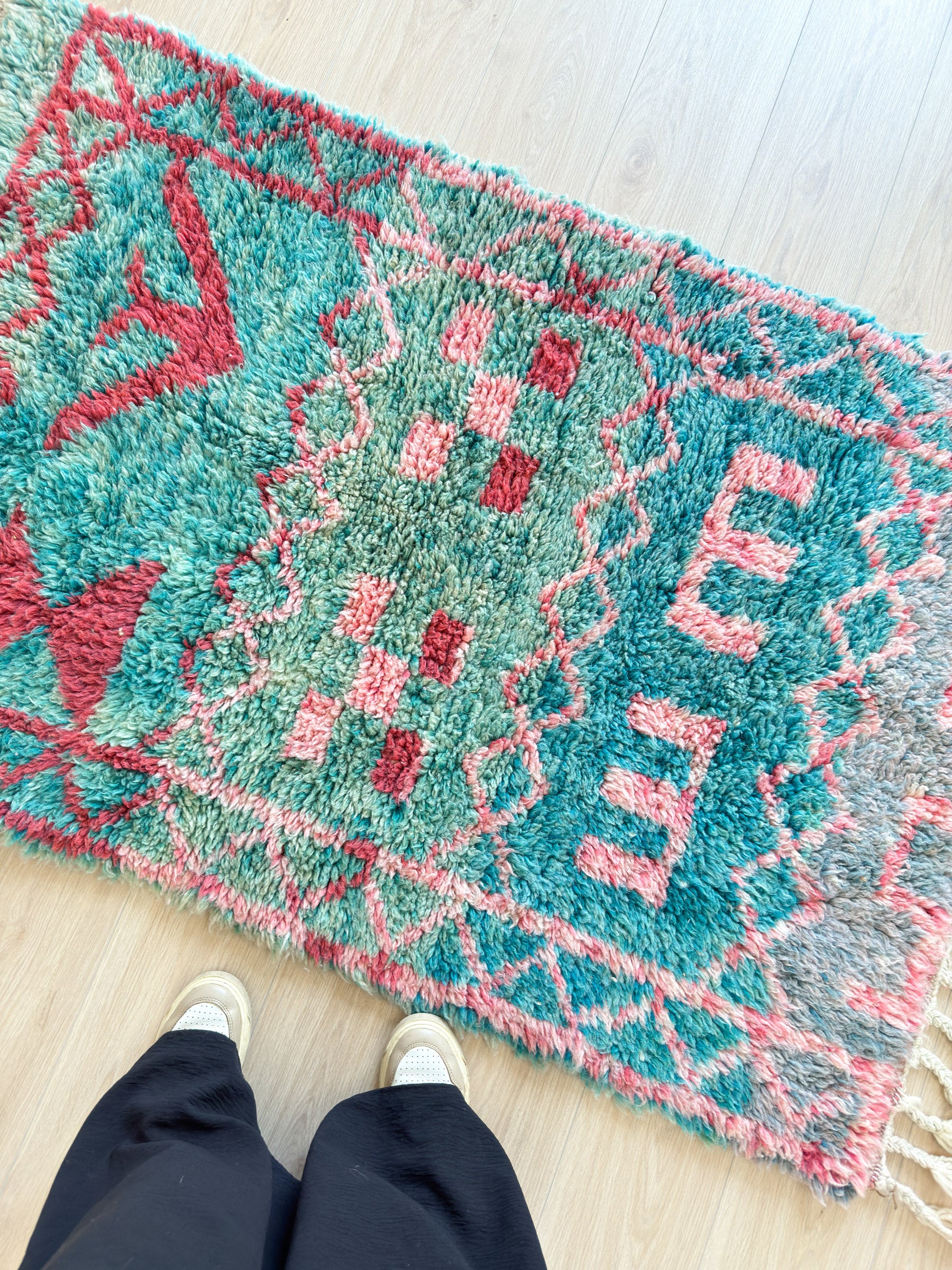 Colorful Berber rug 99 x 167 cm - n°2123