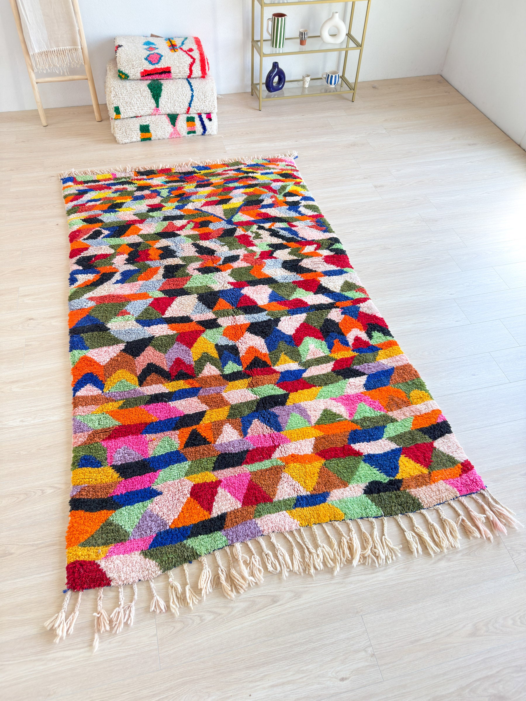 Tapis berbère coloré 157 x 282 cm - n°2073