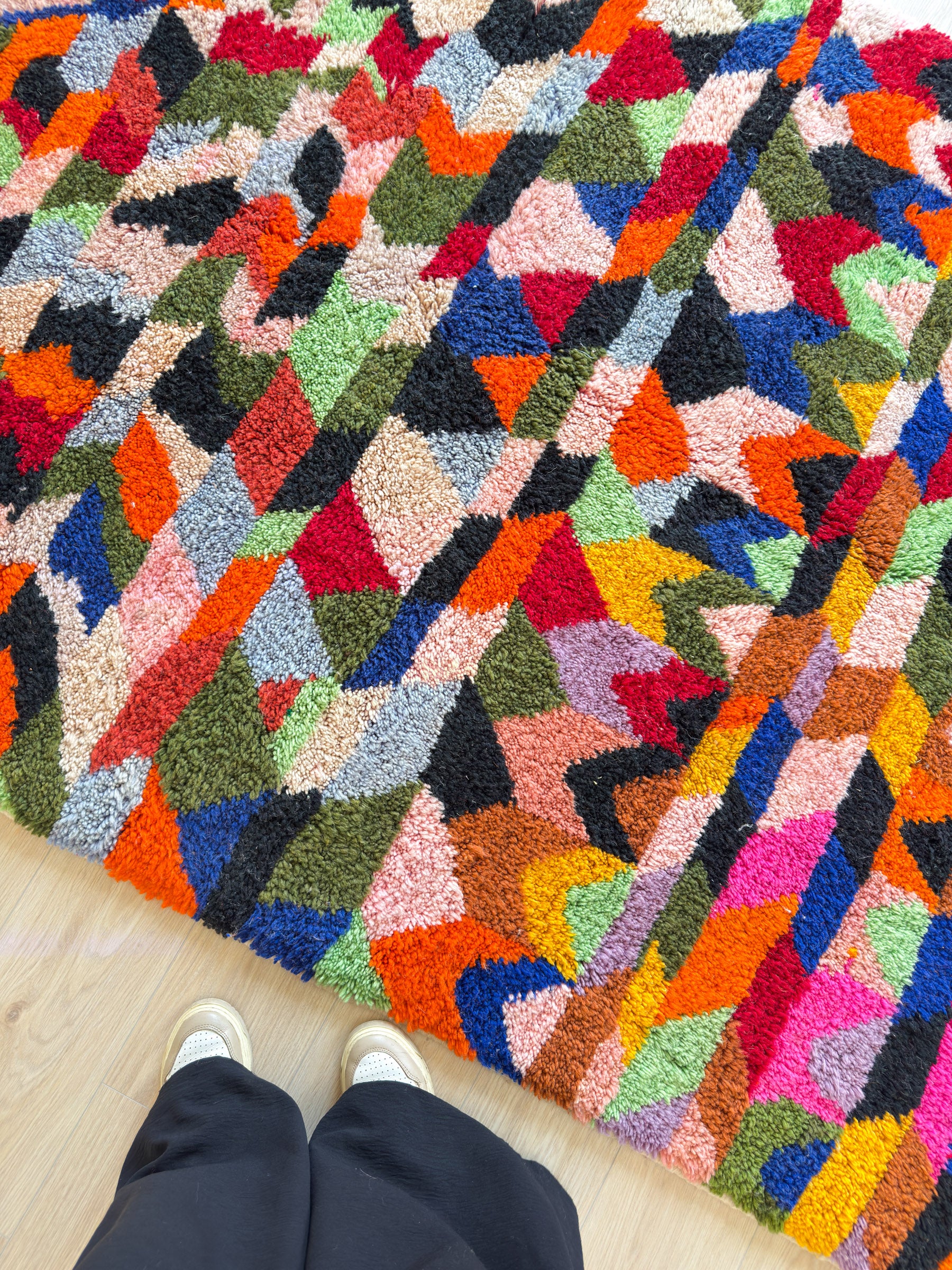 Tapis berbère coloré 157 x 282 cm - n°2073