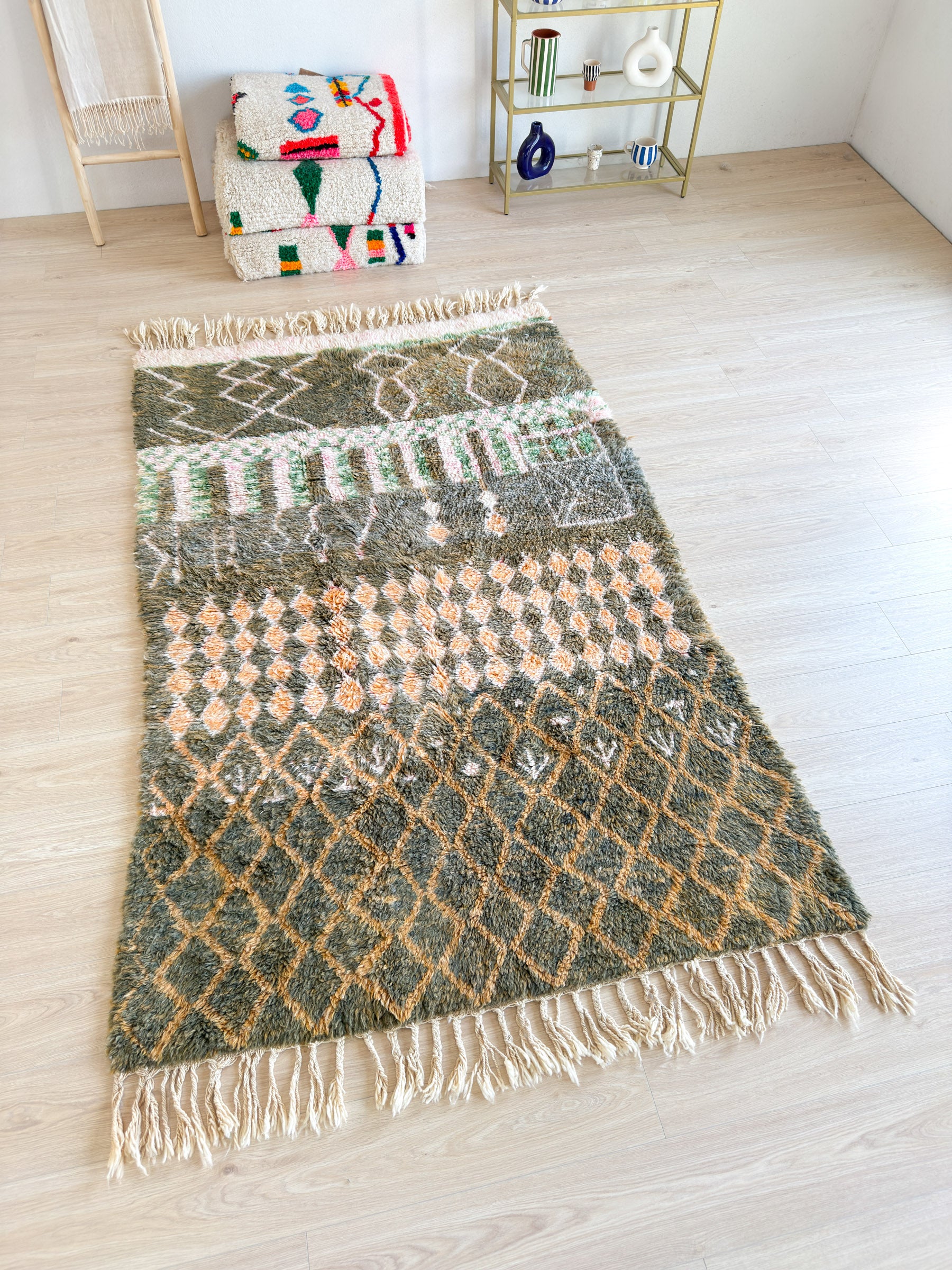 Tapis berbère coloré 158 x 274 cm - n°2070
