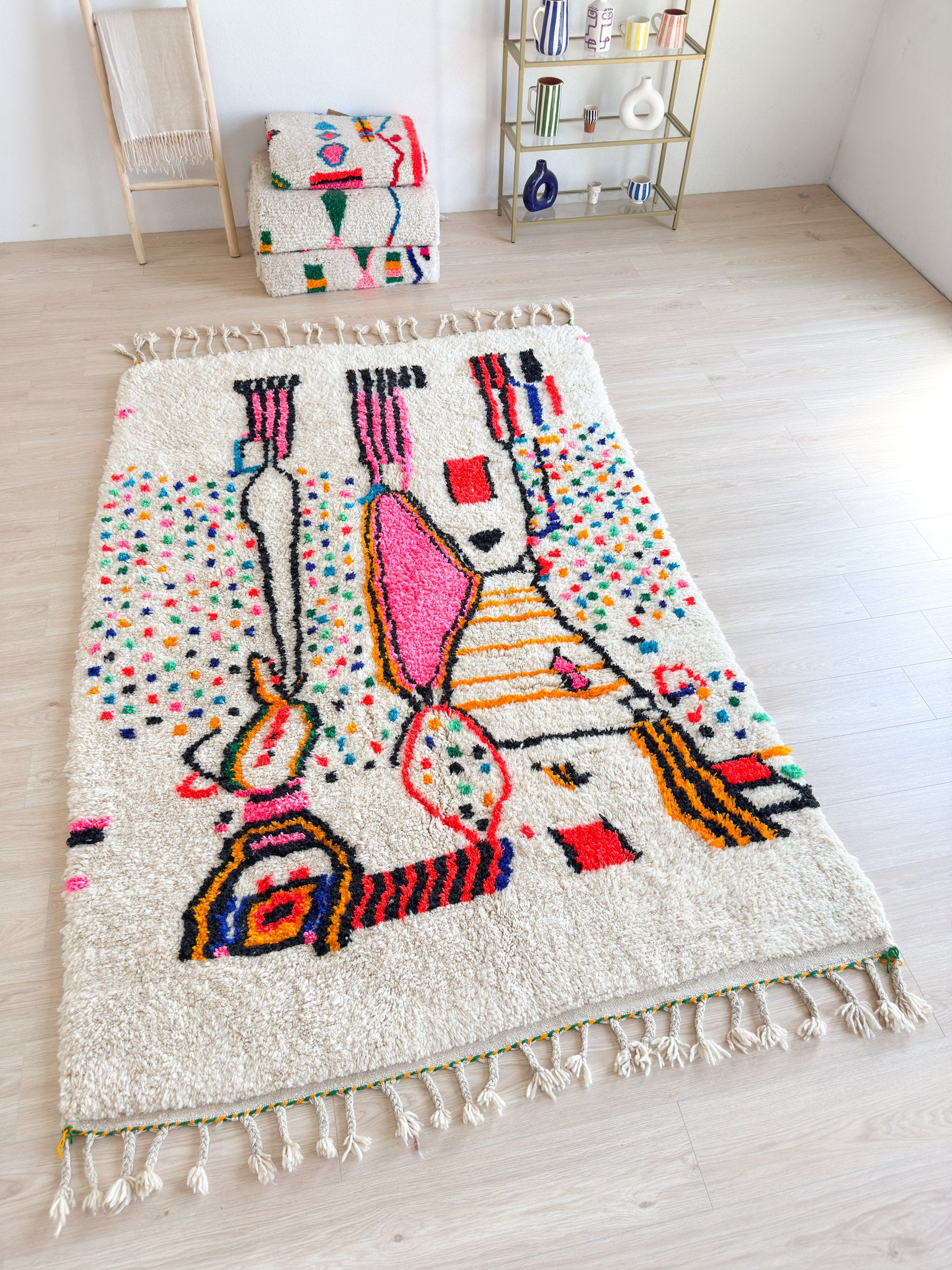 Tapis berbère coloré 181 x 308 cm - n°1928
