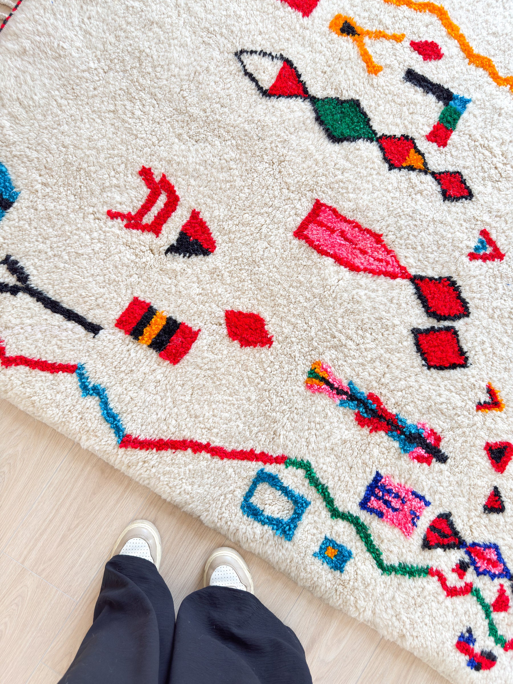 Tapis berbère coloré 149 x 216 cm - n°2074