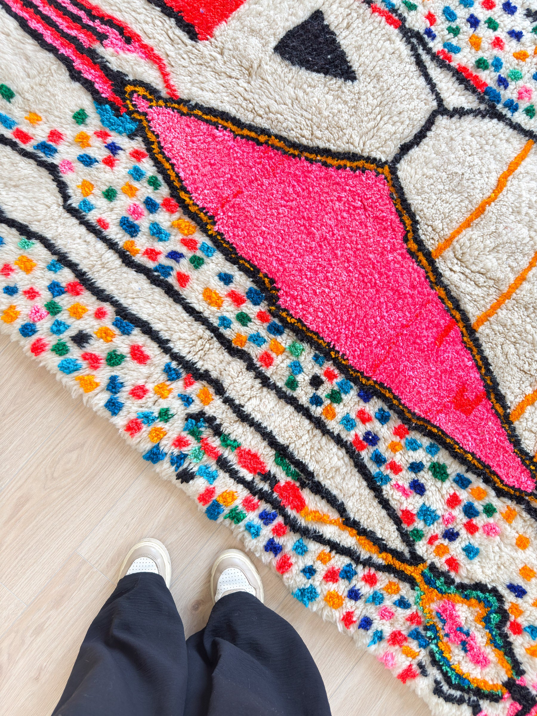 Tapis berbère coloré 145 x 265 cm - n°2114