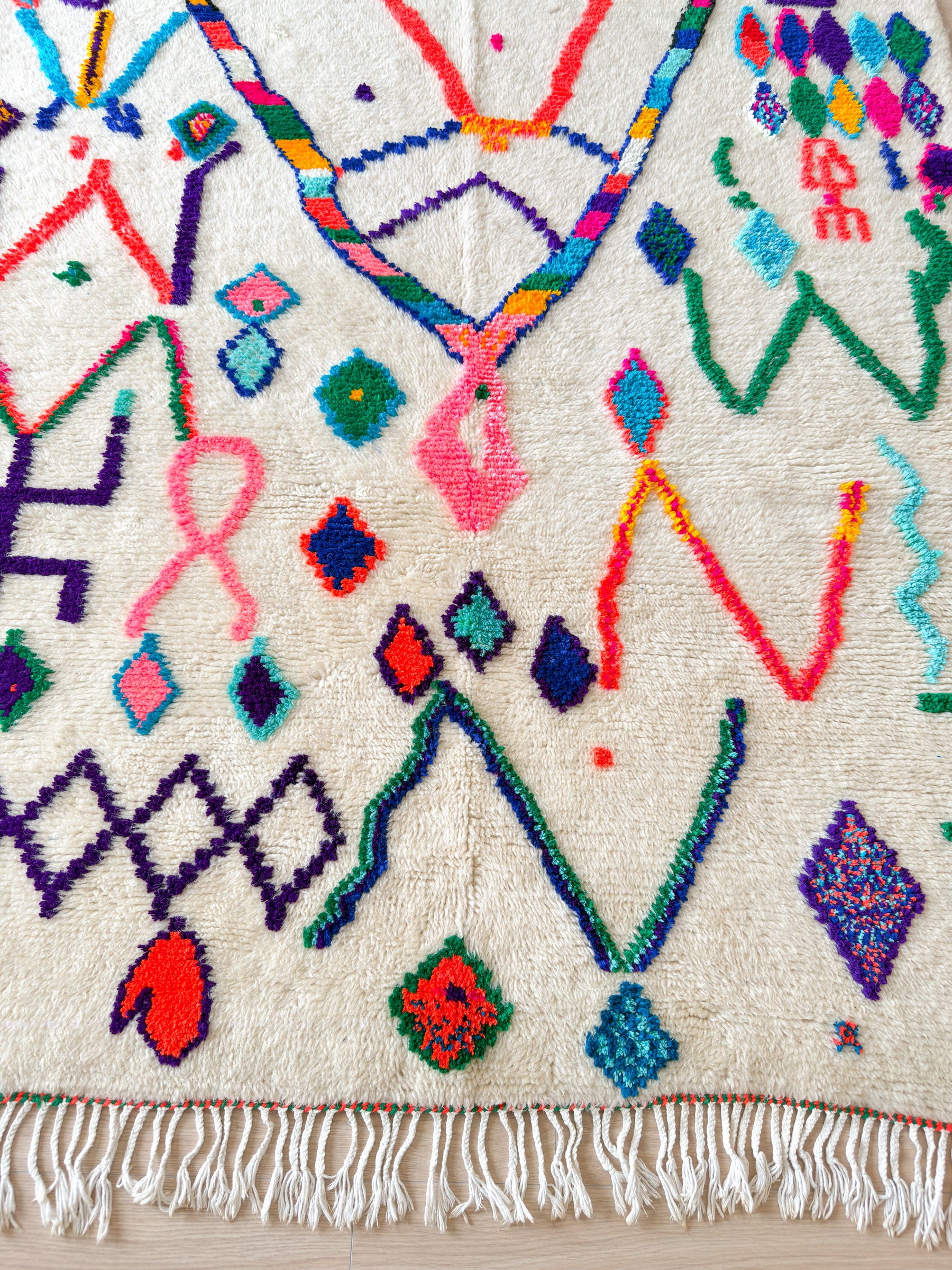 Colorful Berber rug 155 x 250 cm - n°1455