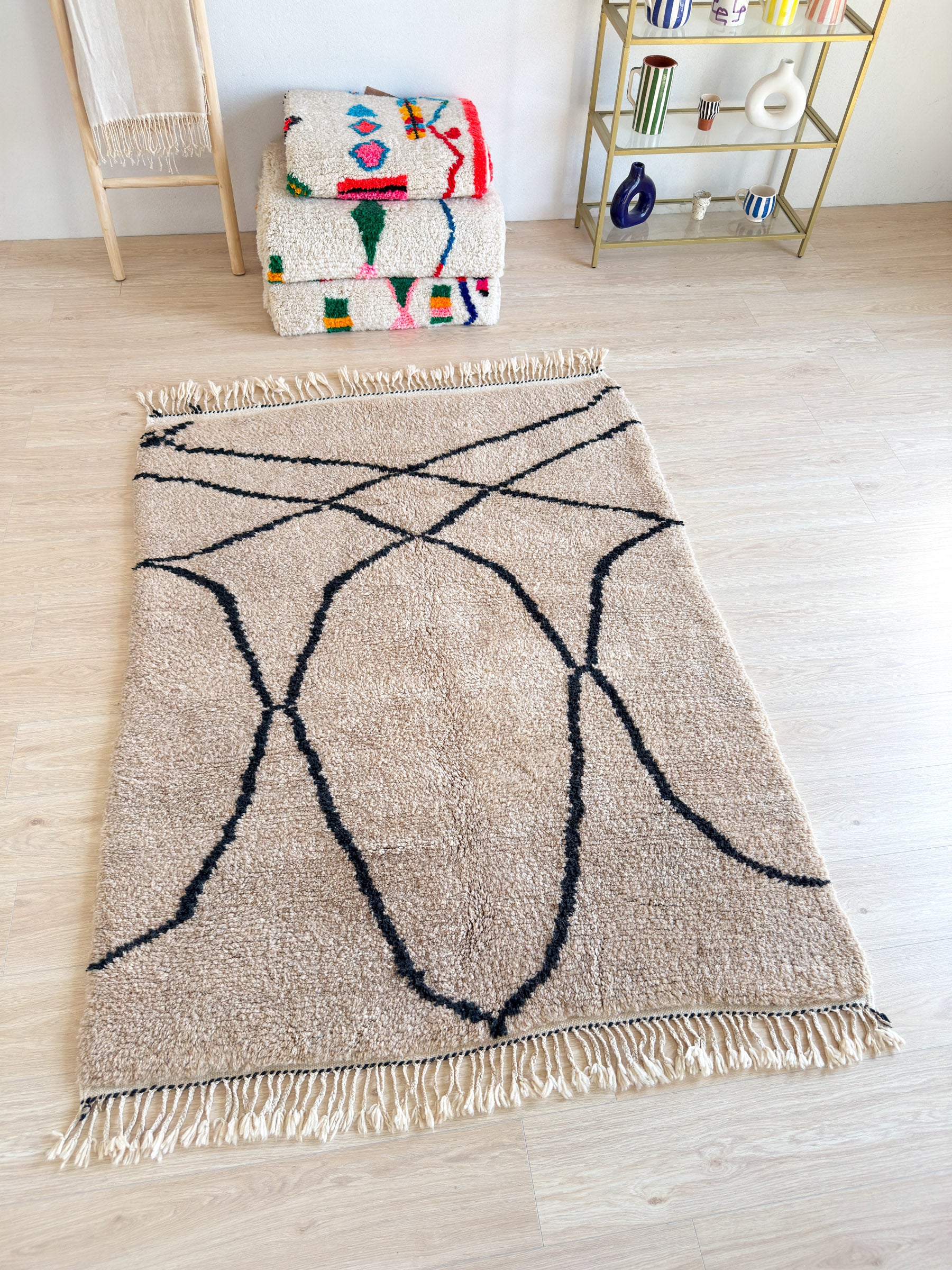 Tapis berbère coloré 147 x 210 cm - n°2079