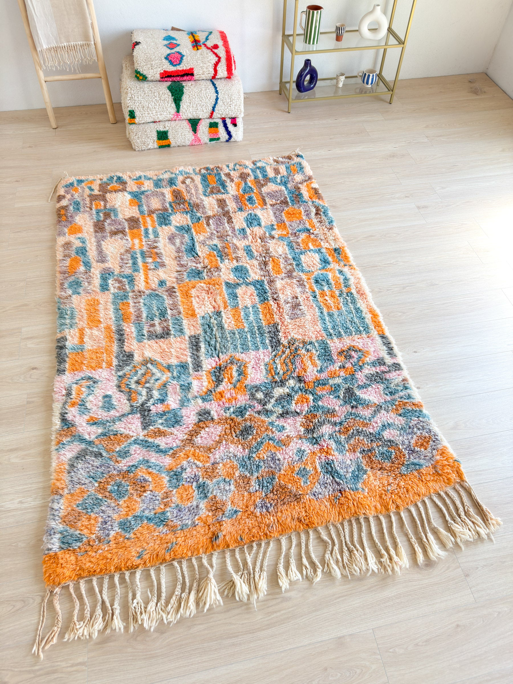 Tapis berbère coloré 157 x 253 cm - n°2032