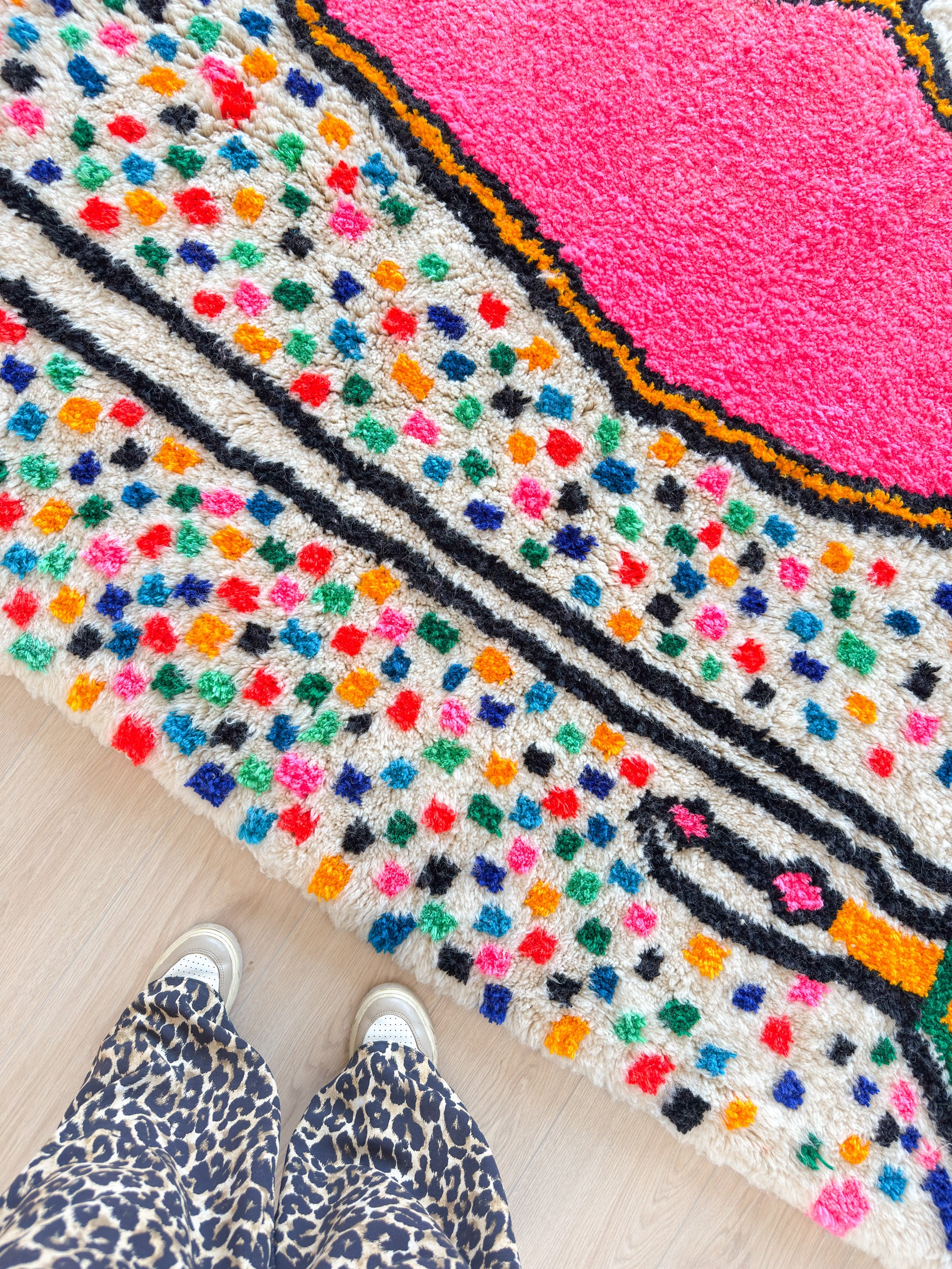 Tapis berbère coloré 261 x 372 cm - n°2025