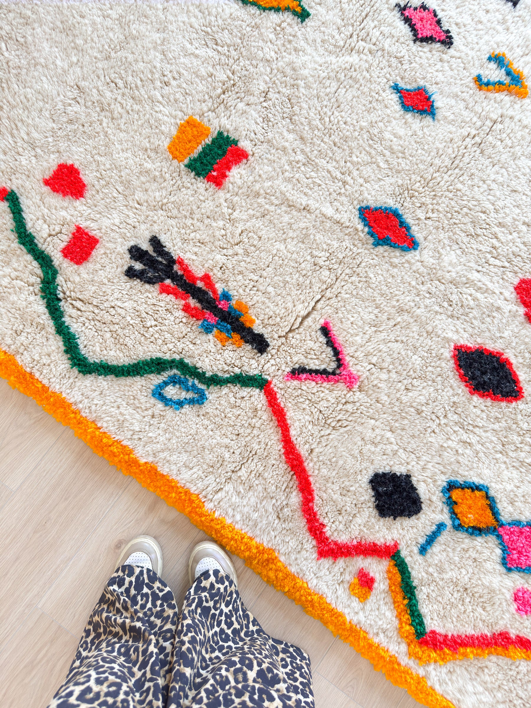 Tapis berbère coloré 199 x 340 cm - n°1907