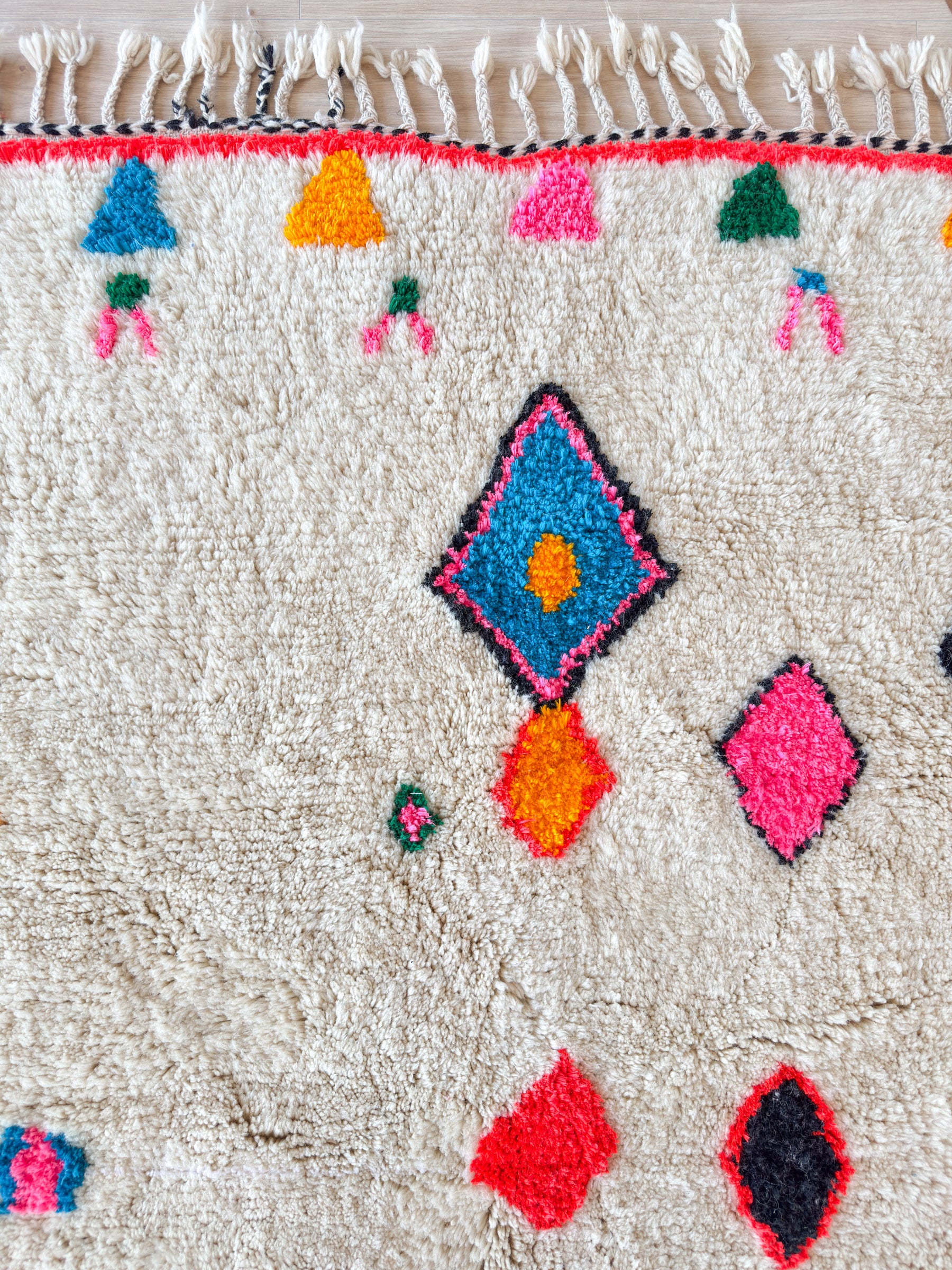 Tapis berbère coloré 199 x 340 cm - n°1907