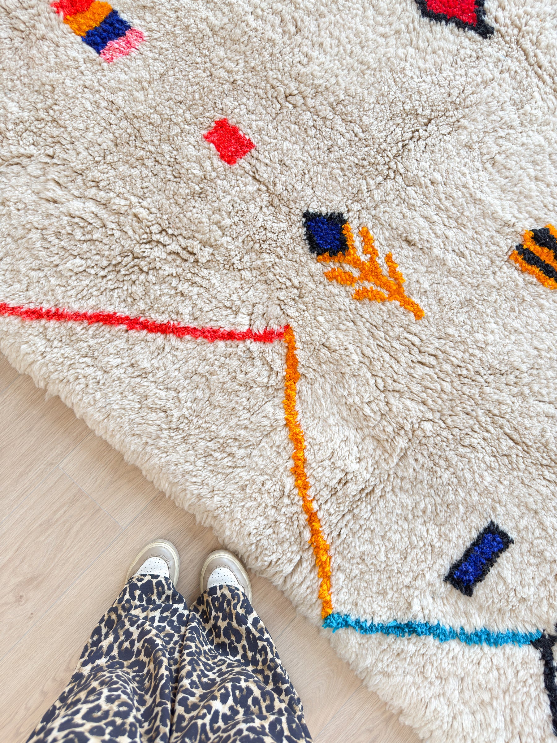Tapis berbère coloré 253 x 379 cm - n°1963