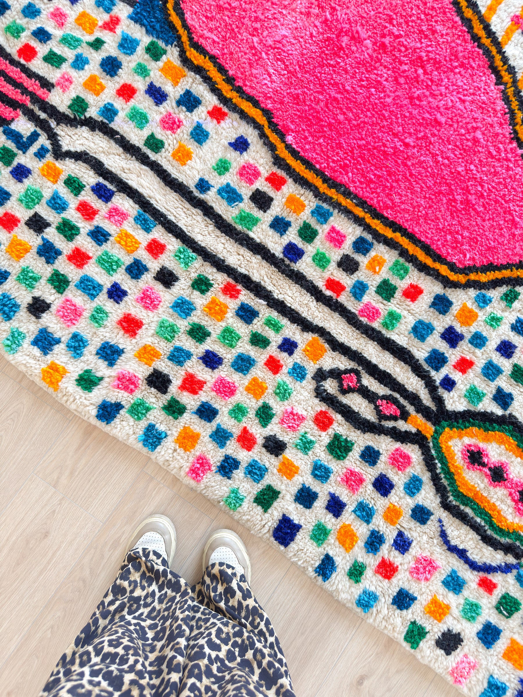 Tapis berbère coloré 187 x 291 cm - n°1955