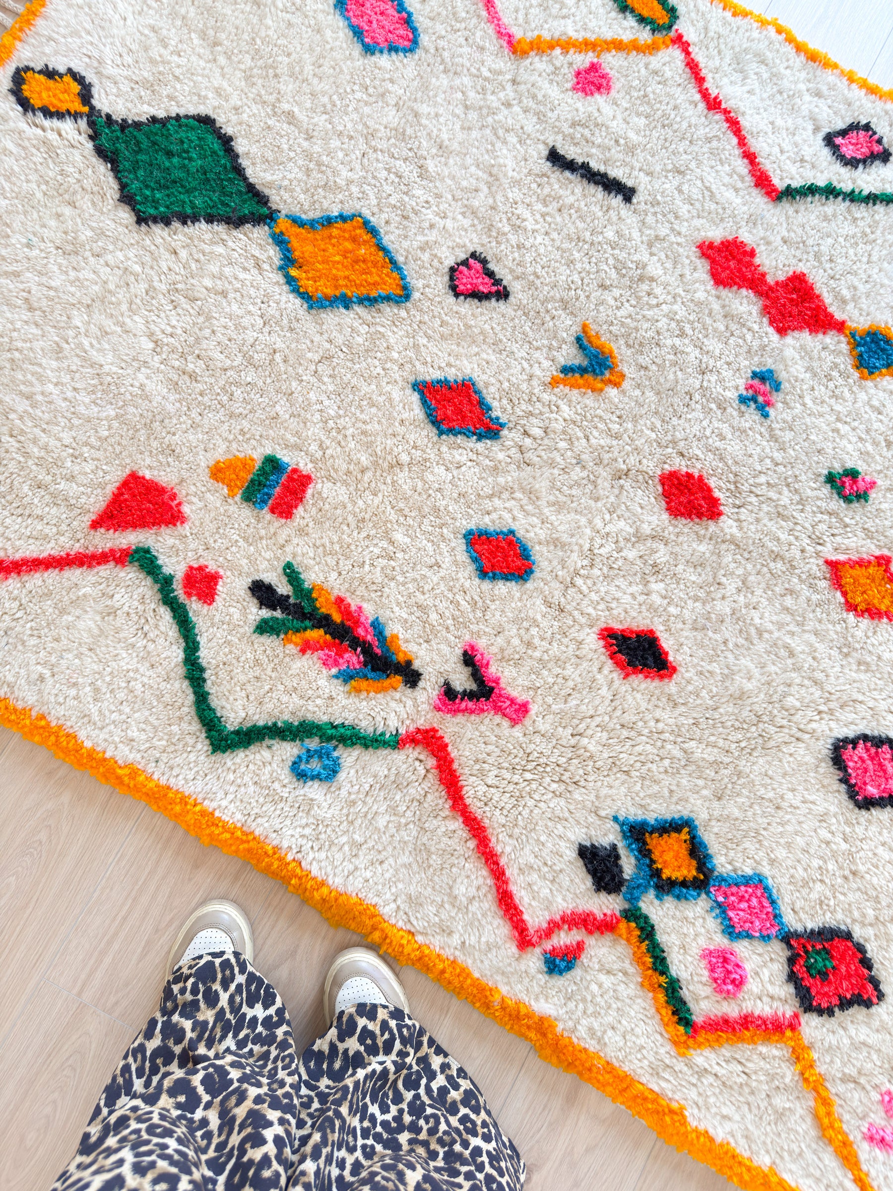 Tapis berbère coloré 149 x 213 cm - n°2082