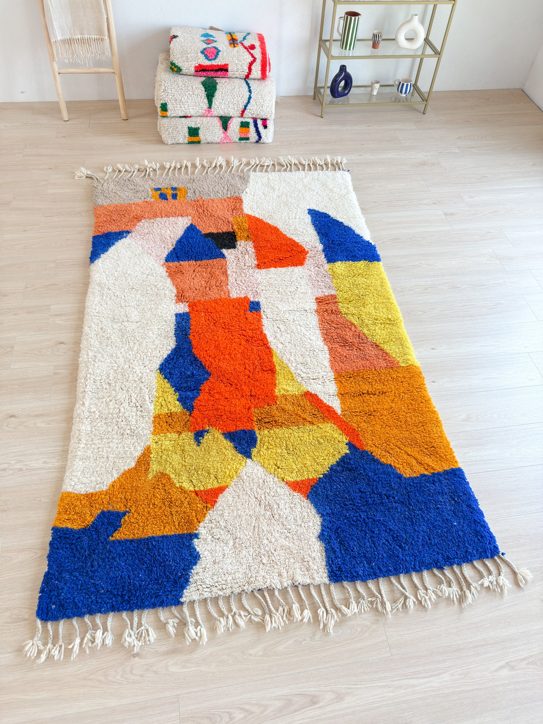Tapis berbère coloré 157 x 281 cm - n°2194