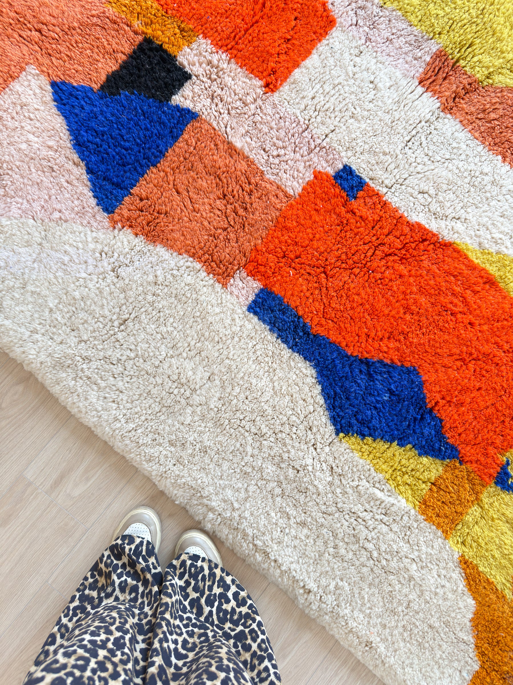 Tapis berbère coloré 157 x 281 cm - n°2194