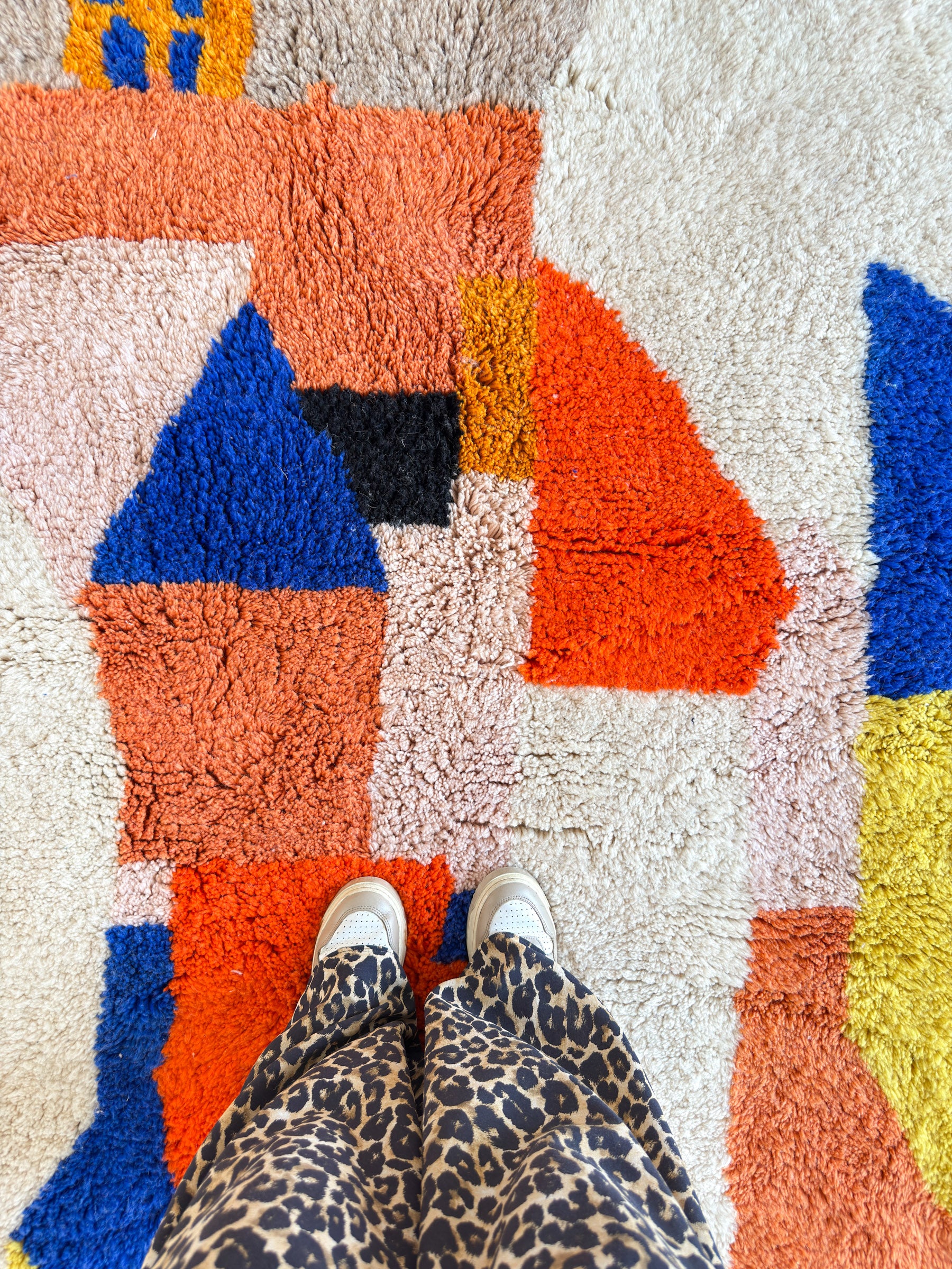 Tapis berbère coloré 157 x 281 cm - n°2194