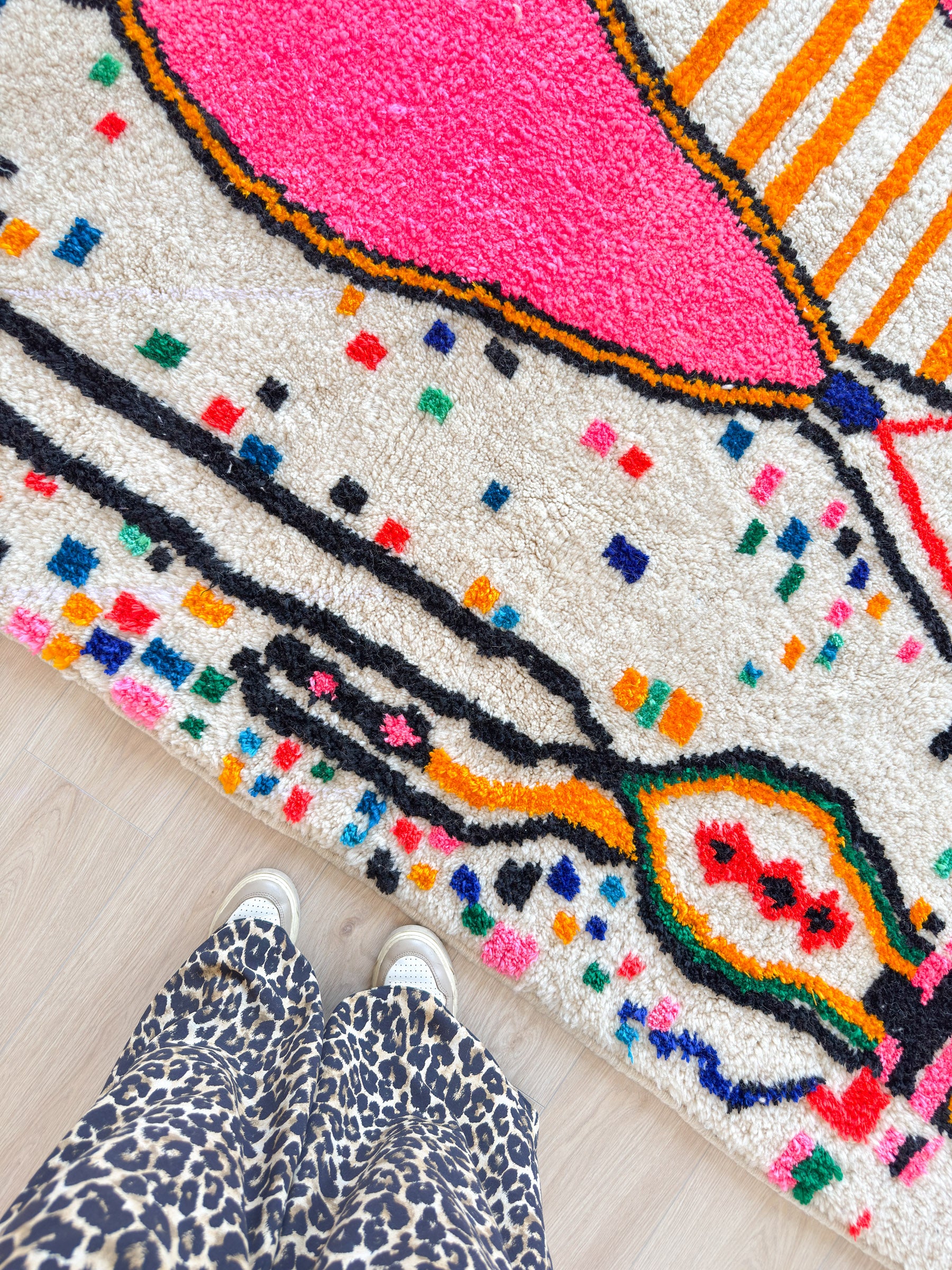 Tapis berbère coloré 206 x 325 cm - n°2028
