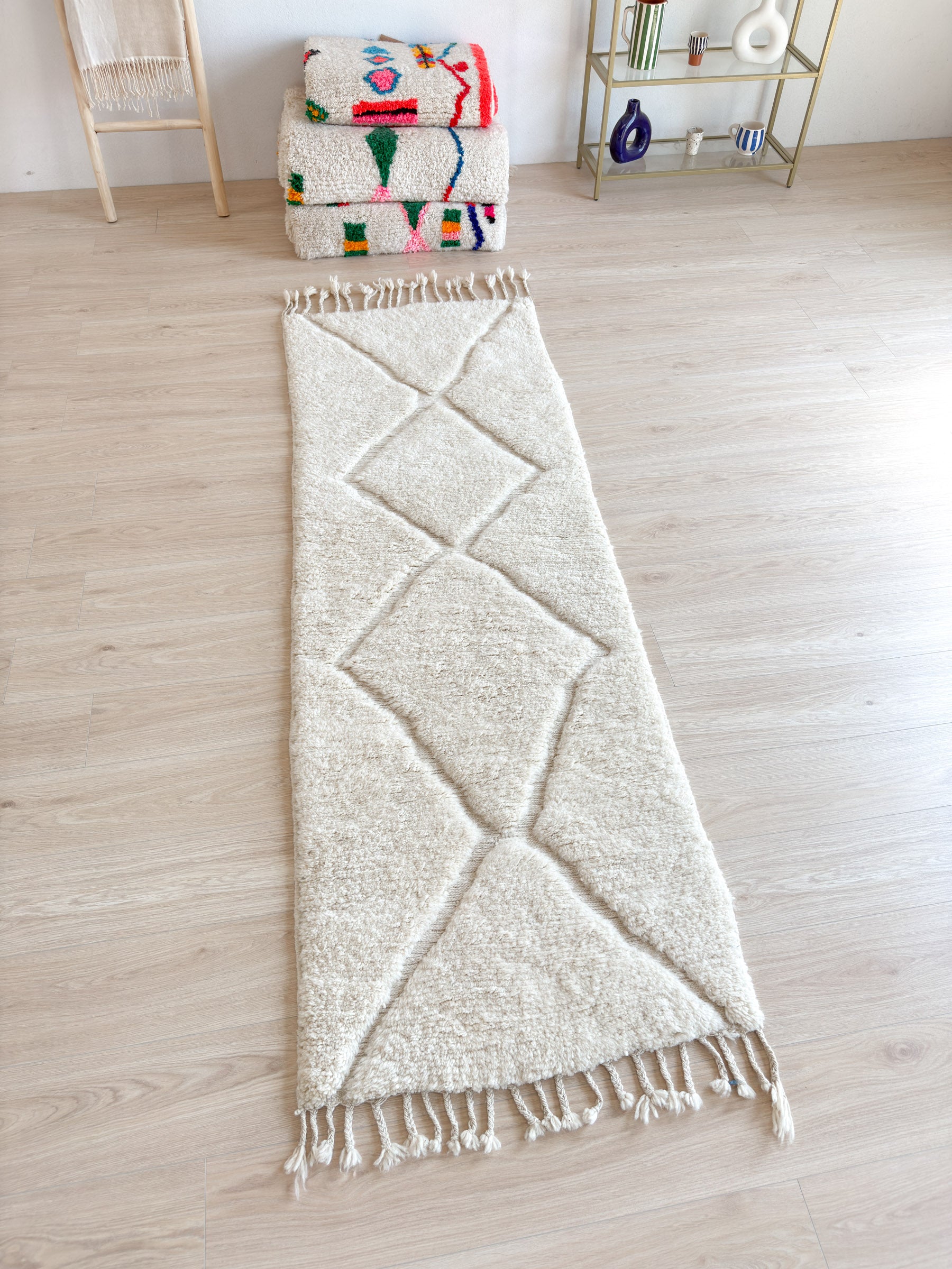 Tapis de couloir Beni Ouarain 83 x 266 cm - n°1934