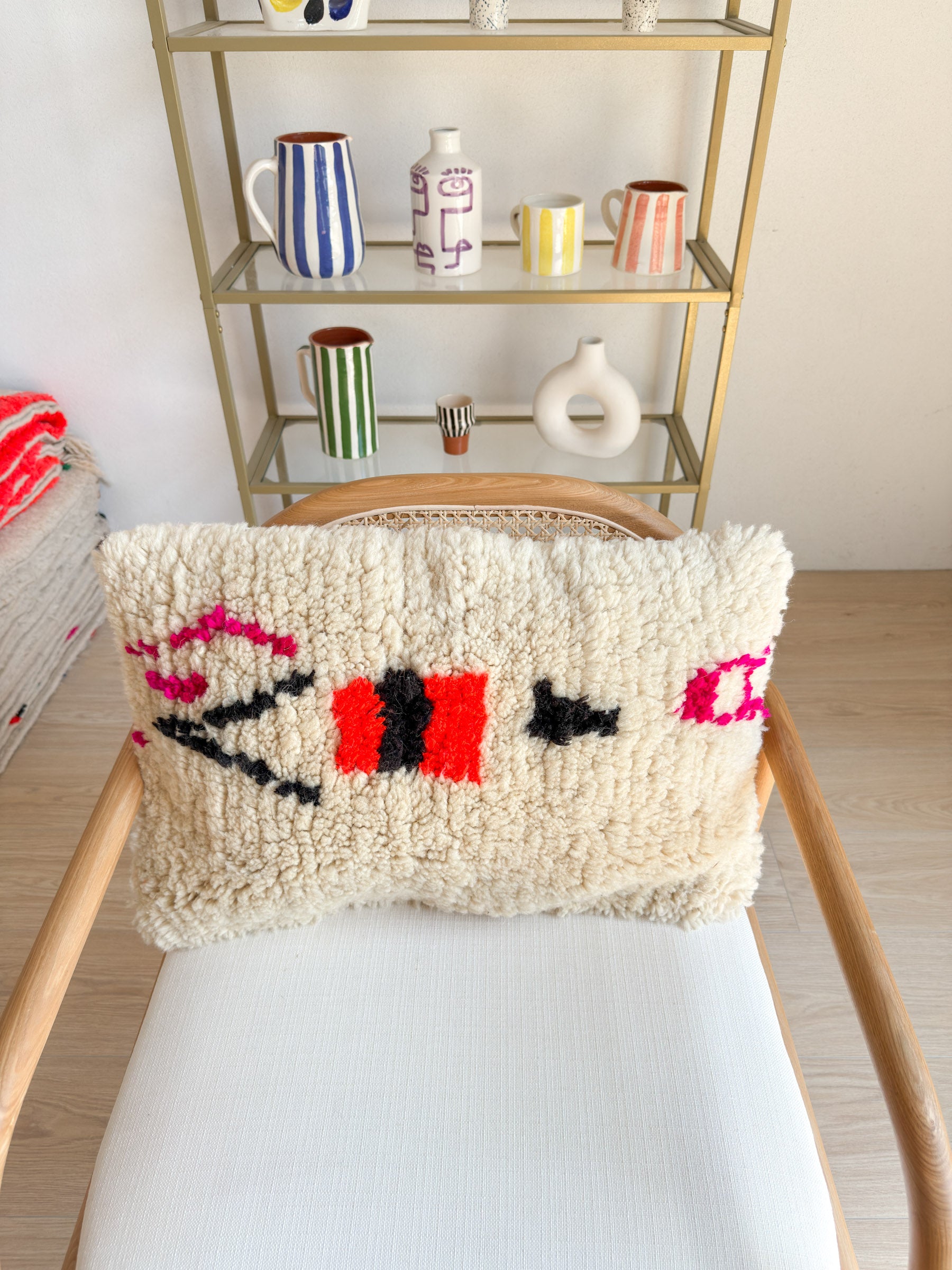 Colorful Berber cushion no. 17