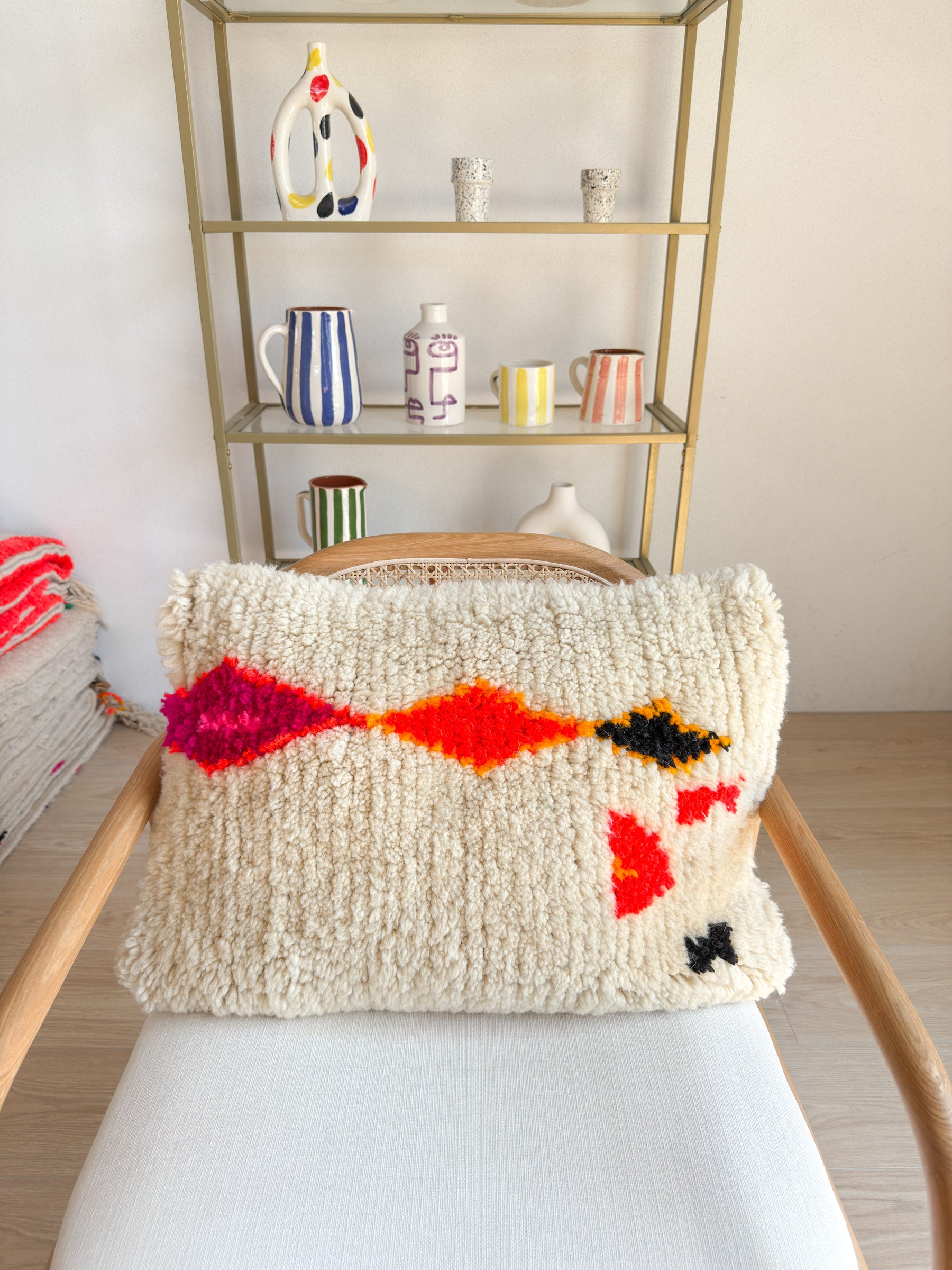 Colorful Berber cushion no. 13