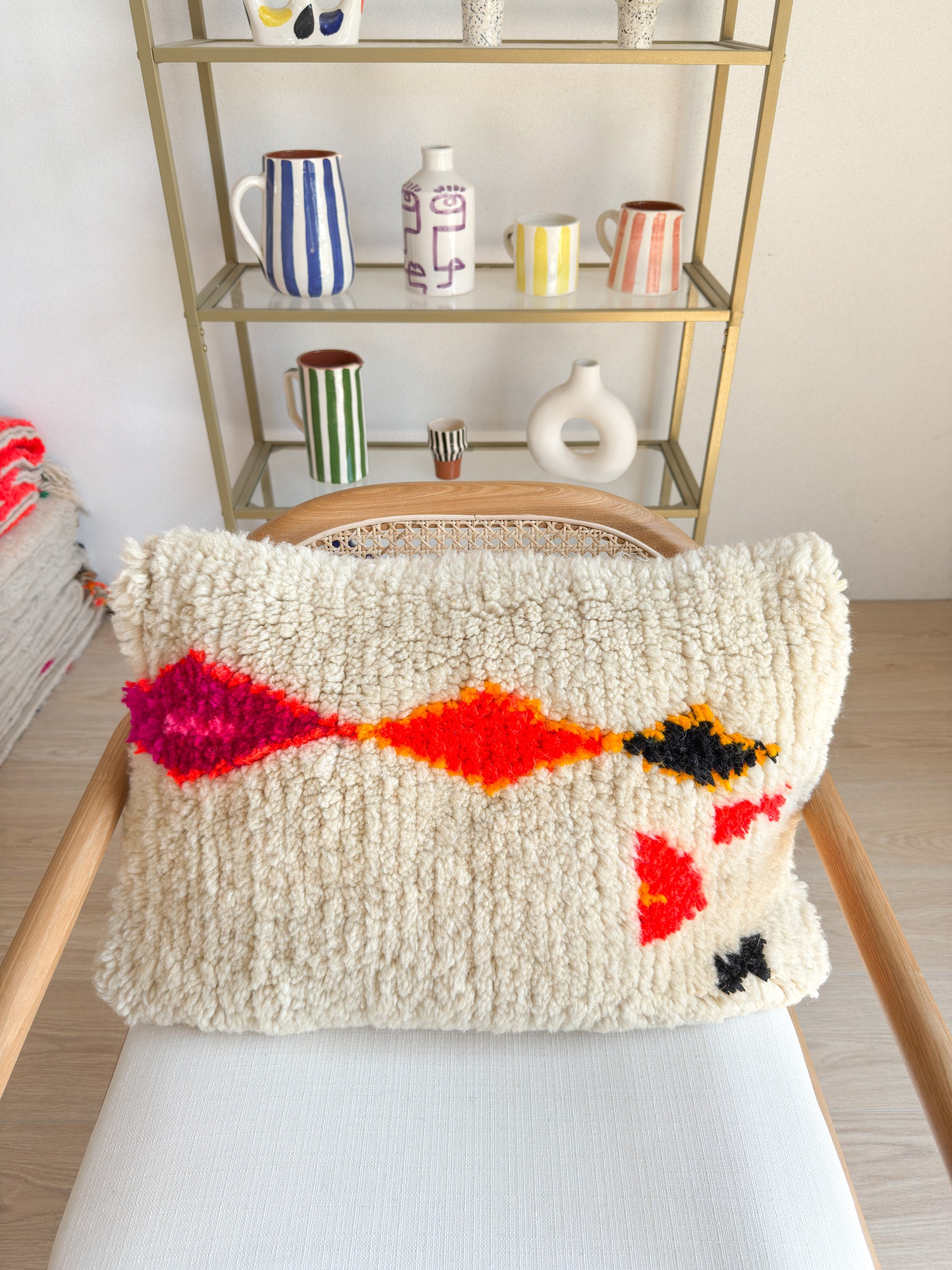 Colorful Berber cushion no. 13