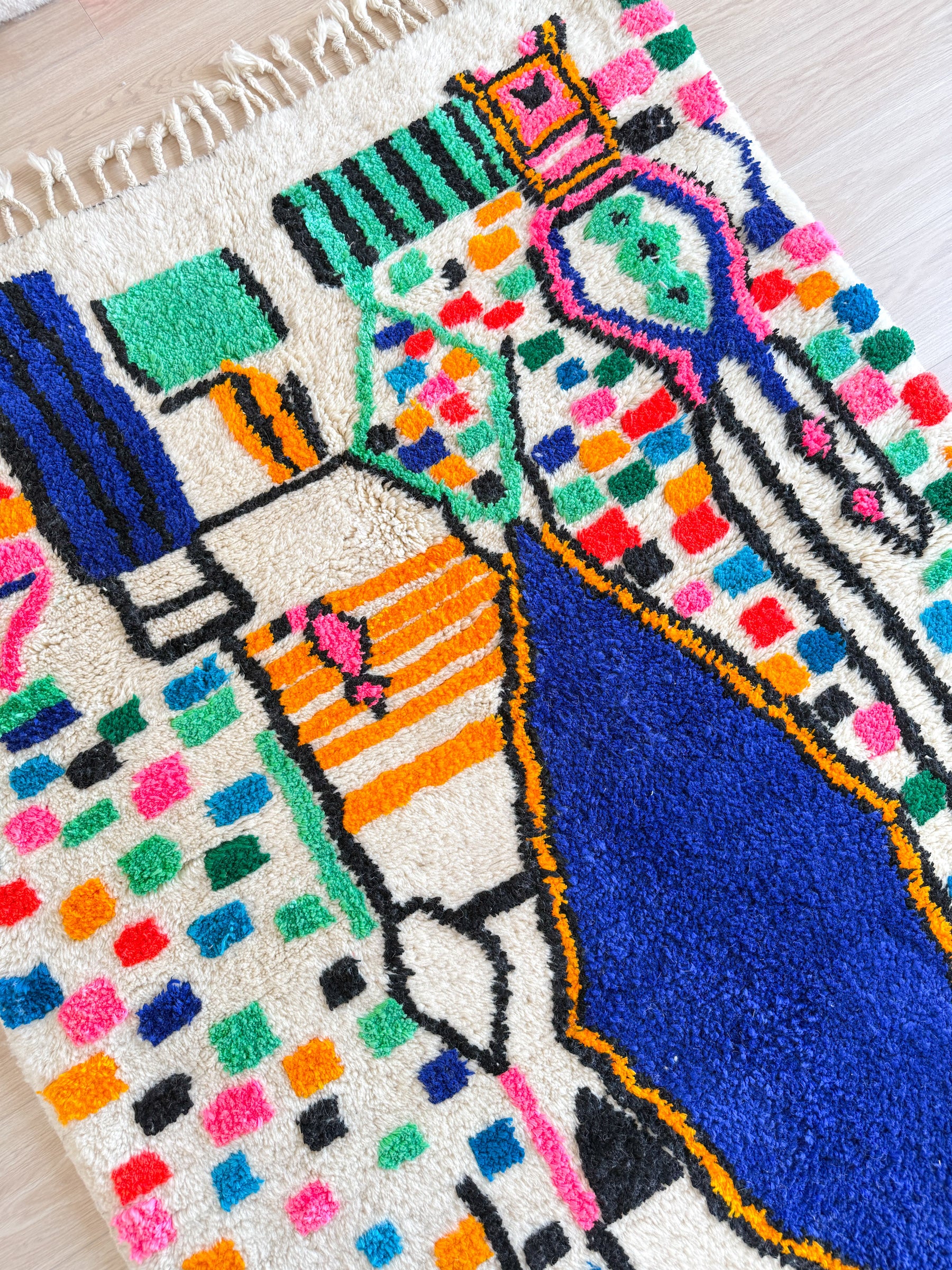 Tapis berbère coloré 161 x 278 cm - n°2012