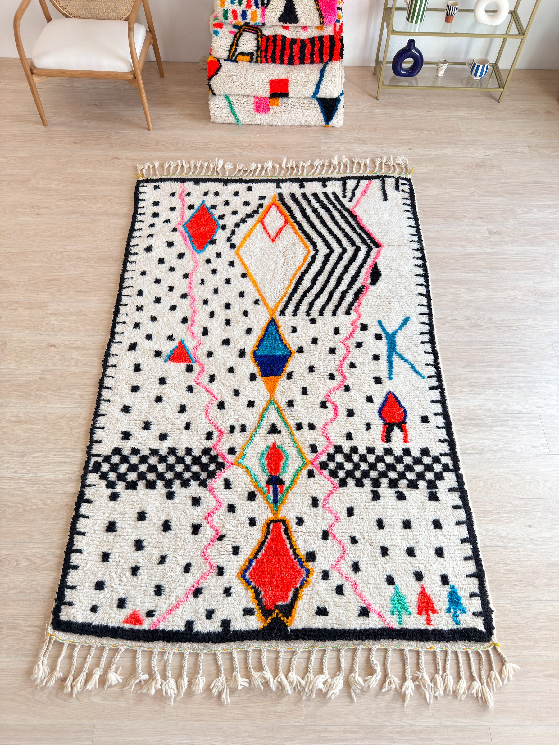 Tapis Berbère Coloré 157 x 275 cm - n°1901