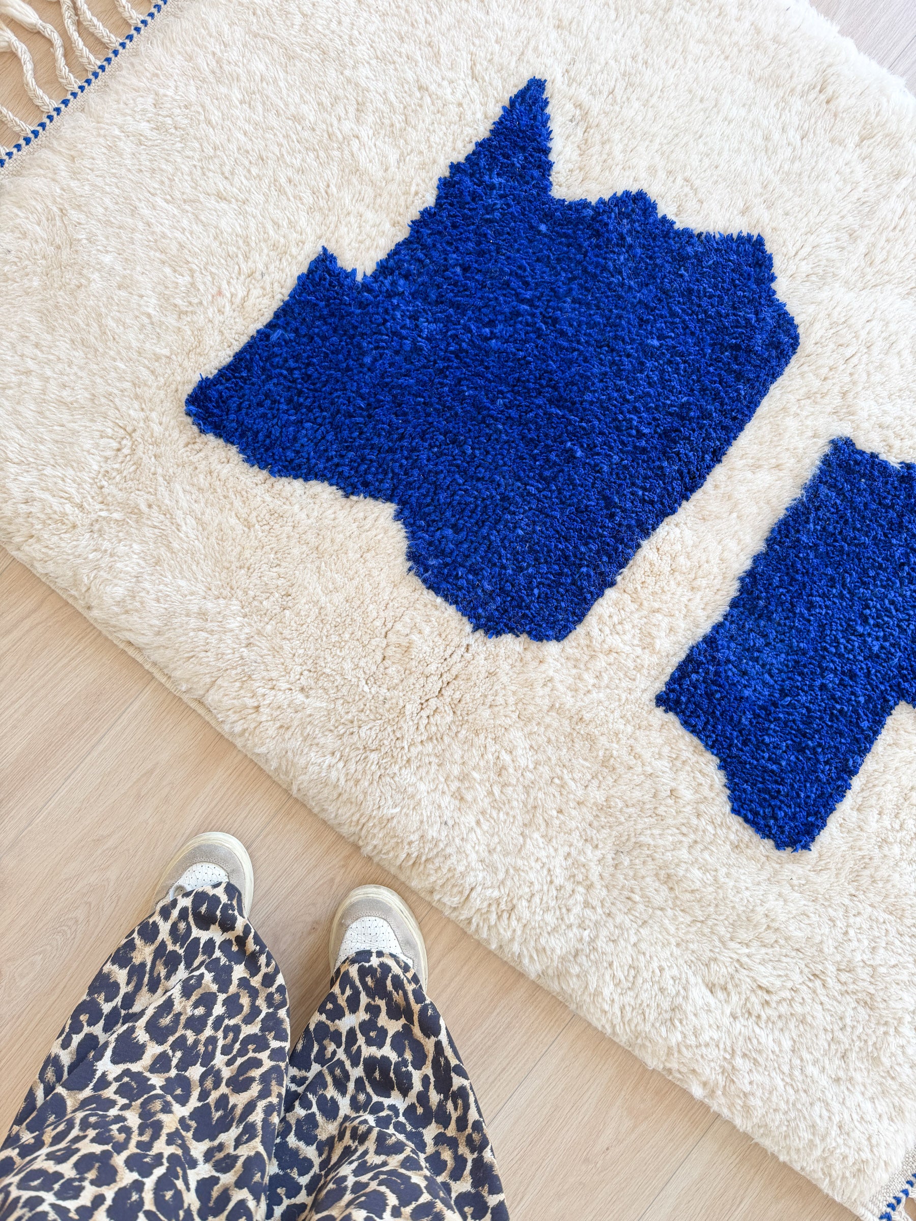 Tapis berbère coloré 104 x 165 cm - n°2440