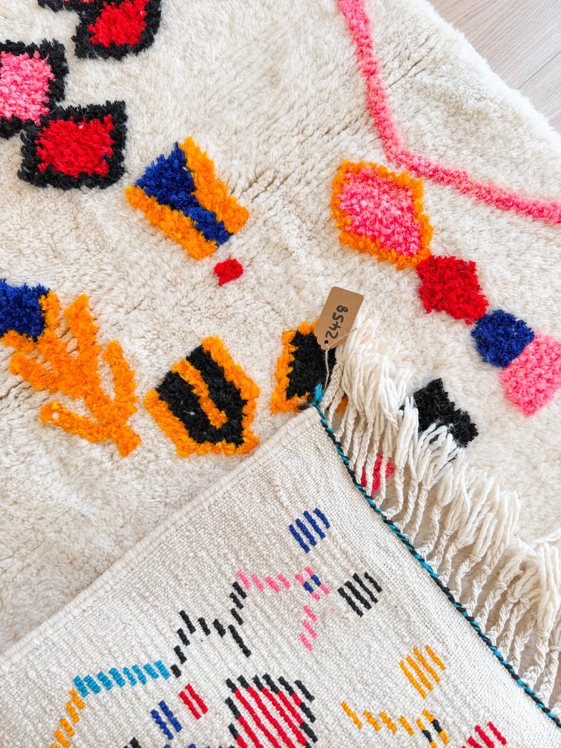 Tapis berbère coloré 101 x 174 cm - n°2458