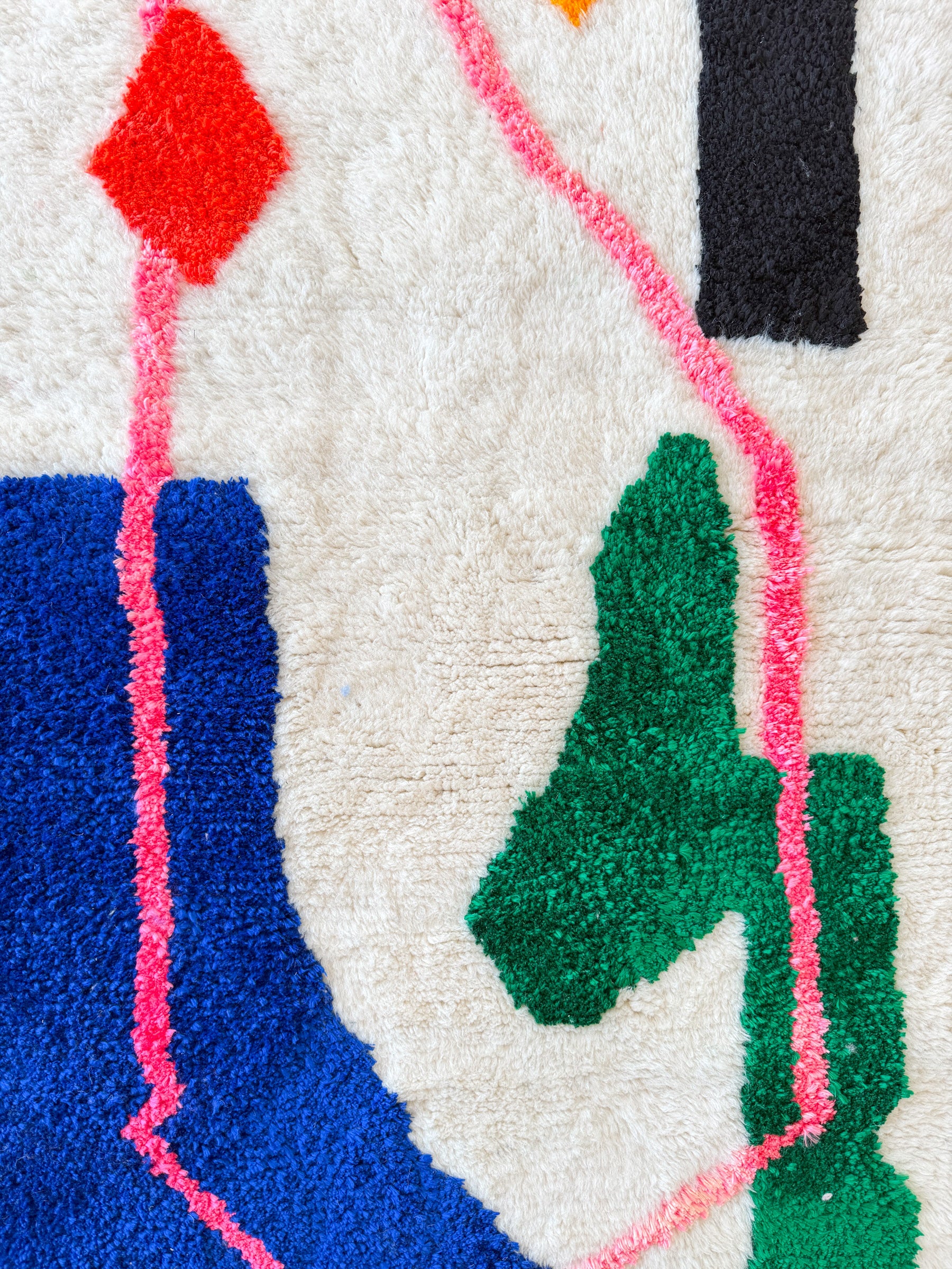 Tapis berbère coloré 96 x 169 cm - n°2457